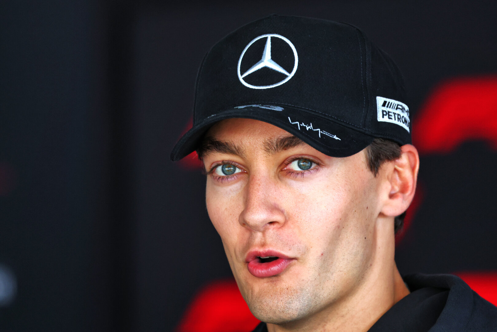 GP GIAPPONE, George Russell (GBR) Mercedes AMG Formula One Team.
26.03.2026. Formula 1 World Championship, Rd 3, Japanese Grand Prix, Suzuka, Japan, Preparation Day.
- www.xpbimages.com, EMail: requests@xpbimages.com © Copyright: Bearne / XPB Images