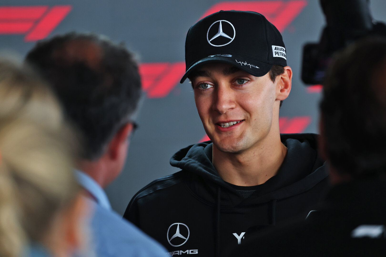 GP GIAPPONE, George Russell (GBR) Mercedes AMG Formula One Team.
26.03.2026. Formula 1 World Championship, Rd 3, Japanese Grand Prix, Suzuka, Japan, Preparation Day.
- www.xpbimages.com, EMail: requests@xpbimages.com © Copyright: Bearne / XPB Images