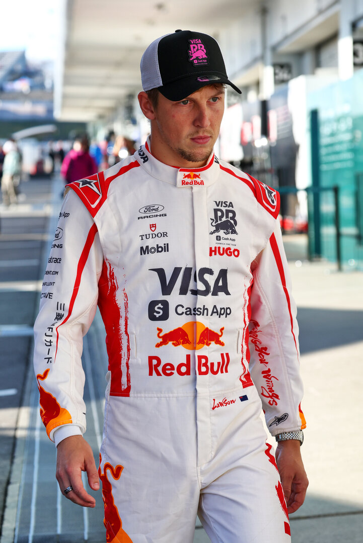 GP GIAPPONE, Liam Lawson (NZL) Racing Bulls Formula One Team.
26.03.2026. Formula 1 World Championship, Rd 3, Japanese Grand Prix, Suzuka, Japan, Preparation Day.
- www.xpbimages.com, EMail: requests@xpbimages.com © Copyright: Bearne / XPB Images