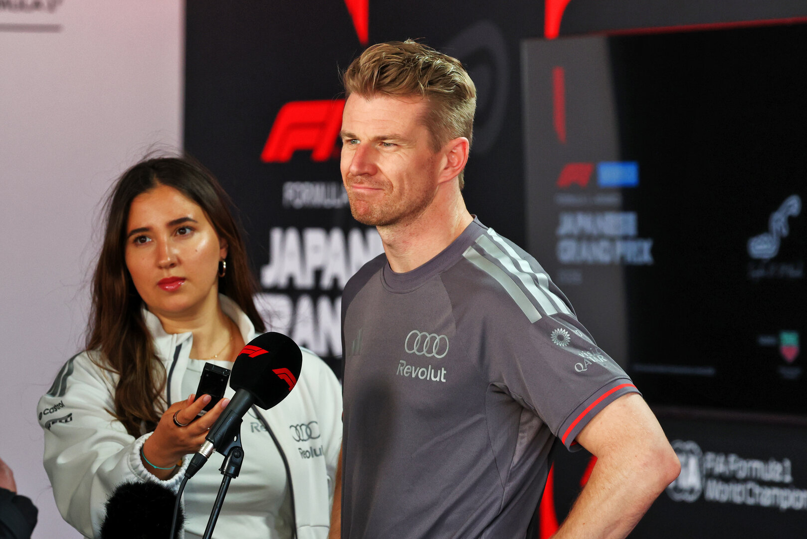 GP GIAPPONE, Nico Hulkenberg (GER) Audi F1 Team.
26.03.2026. Formula 1 World Championship, Rd 3, Japanese Grand Prix, Suzuka, Japan, Preparation Day.
- www.xpbimages.com, EMail: requests@xpbimages.com © Copyright: Bearne / XPB Images