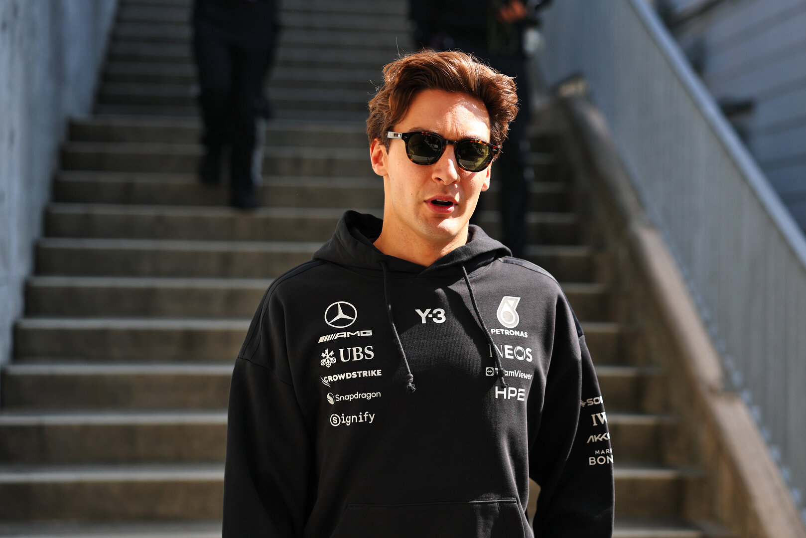 GP GIAPPONE, George Russell (GBR) Mercedes AMG Formula One Team.
27.03.2026. Formula 1 World Championship, Rd 3, Japanese Grand Prix, Suzuka, Japan, Practice Day.
- www.xpbimages.com, EMail: requests@xpbimages.com © Copyright: Bearne / XPB Images