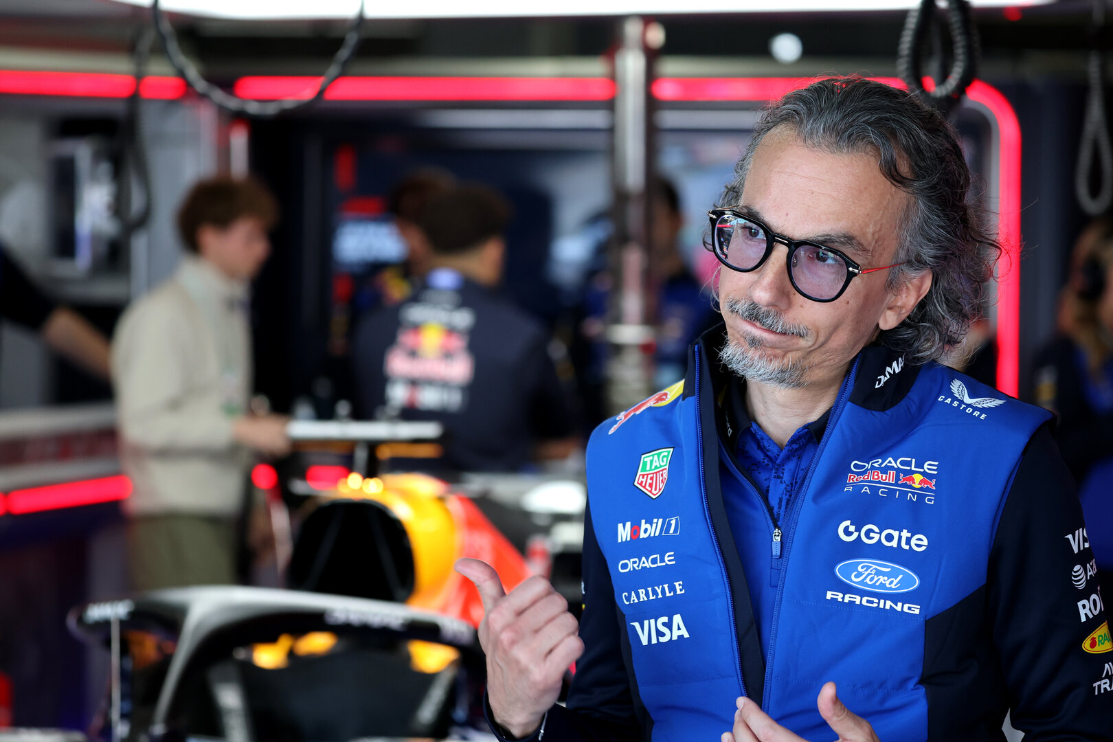 GP GIAPPONE, Laurent Mekies (FRA) Red Bull Racing Team Principal e CEO.
27.03.2026. Formula 1 World Championship, Rd 3, Japanese Grand Prix, Suzuka, Japan, Practice Day.
- www.xpbimages.com, EMail: requests@xpbimages.com © Copyright: Batchelor / XPB Images