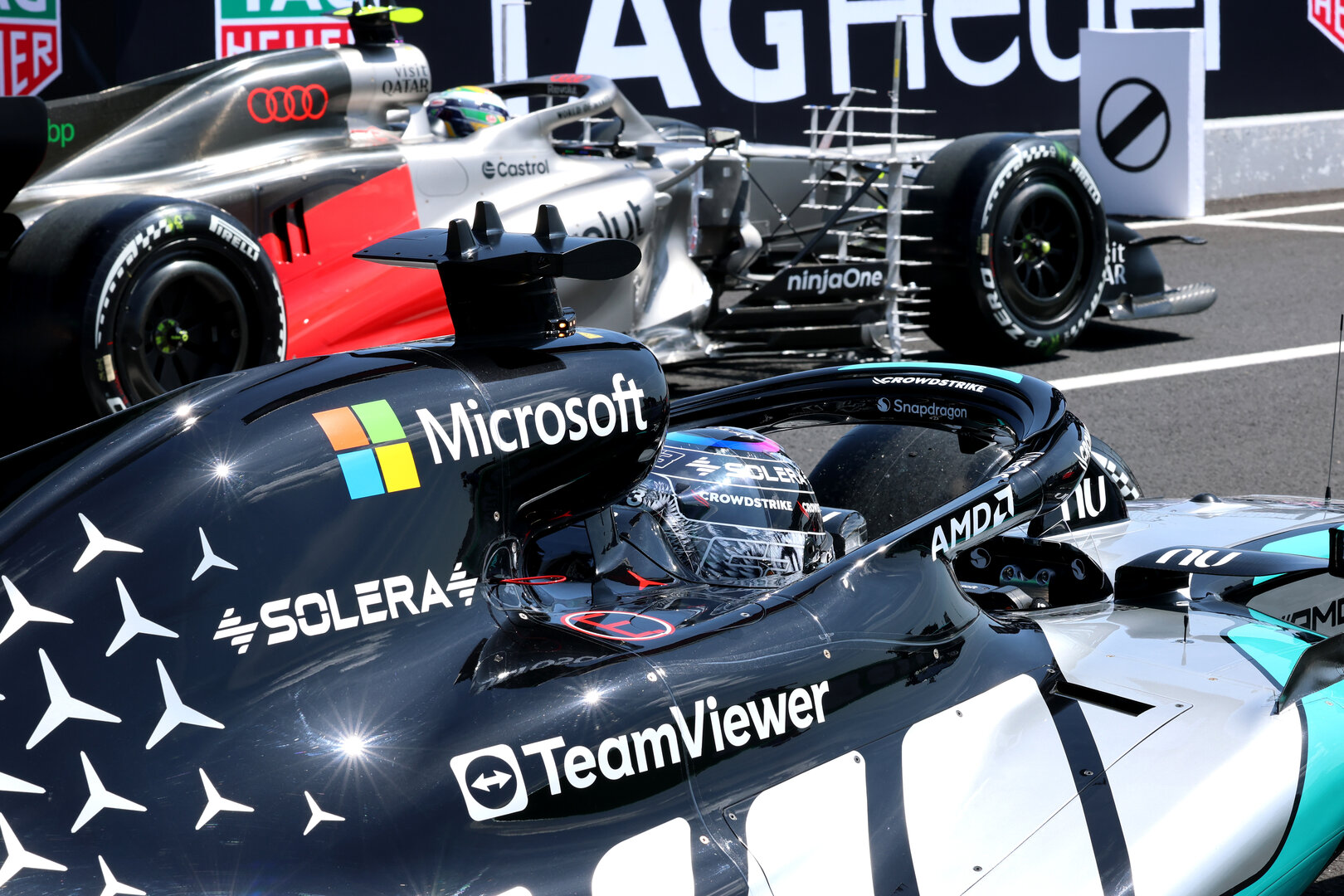 GP GIAPPONE, George Russell (GBR) Mercedes AMG Formula One Team W17.
27.03.2026. Formula 1 World Championship, Rd 3, Japanese Grand Prix, Suzuka, Japan, Practice Day.
- www.xpbimages.com, EMail: requests@xpbimages.com © Copyright: Batchelor / XPB Images