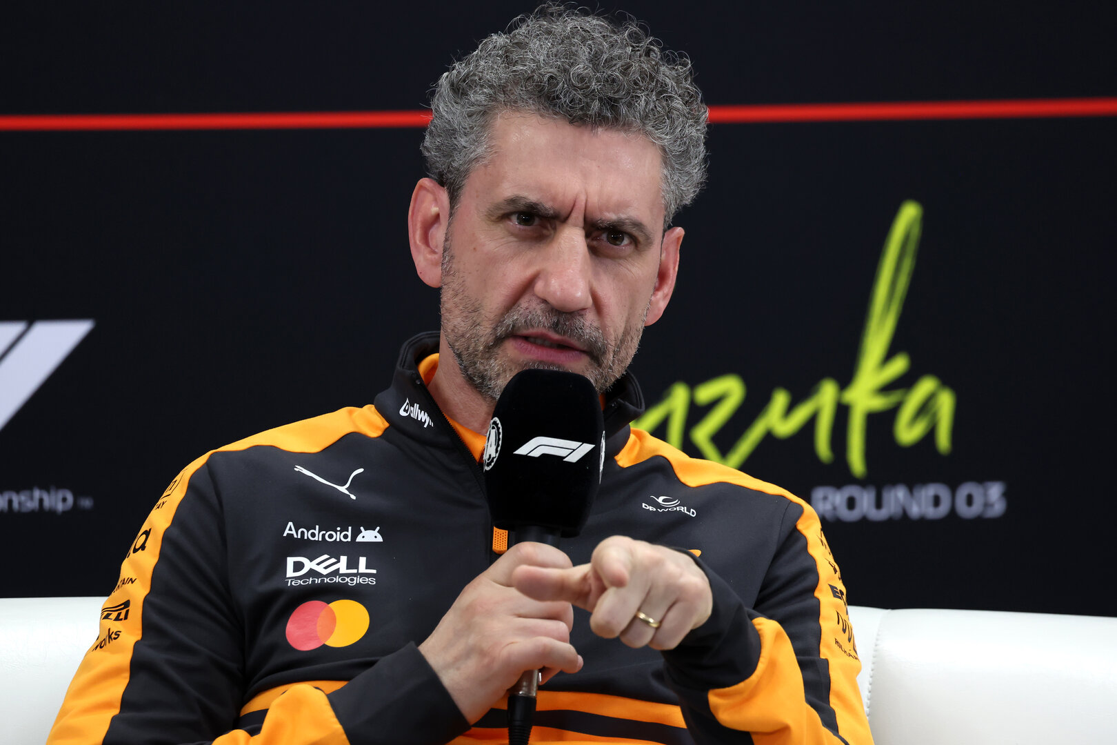 GP GIAPPONE, Andrea Stella (ITA) McLaren F1 Team Team Principal in the FIA Press Conference.
27.03.2026. Formula 1 World Championship, Rd 3, Japanese Grand Prix, Suzuka, Japan, Practice Day.
- www.xpbimages.com, EMail: requests@xpbimages.com © Copyright: Rew / XPB Images