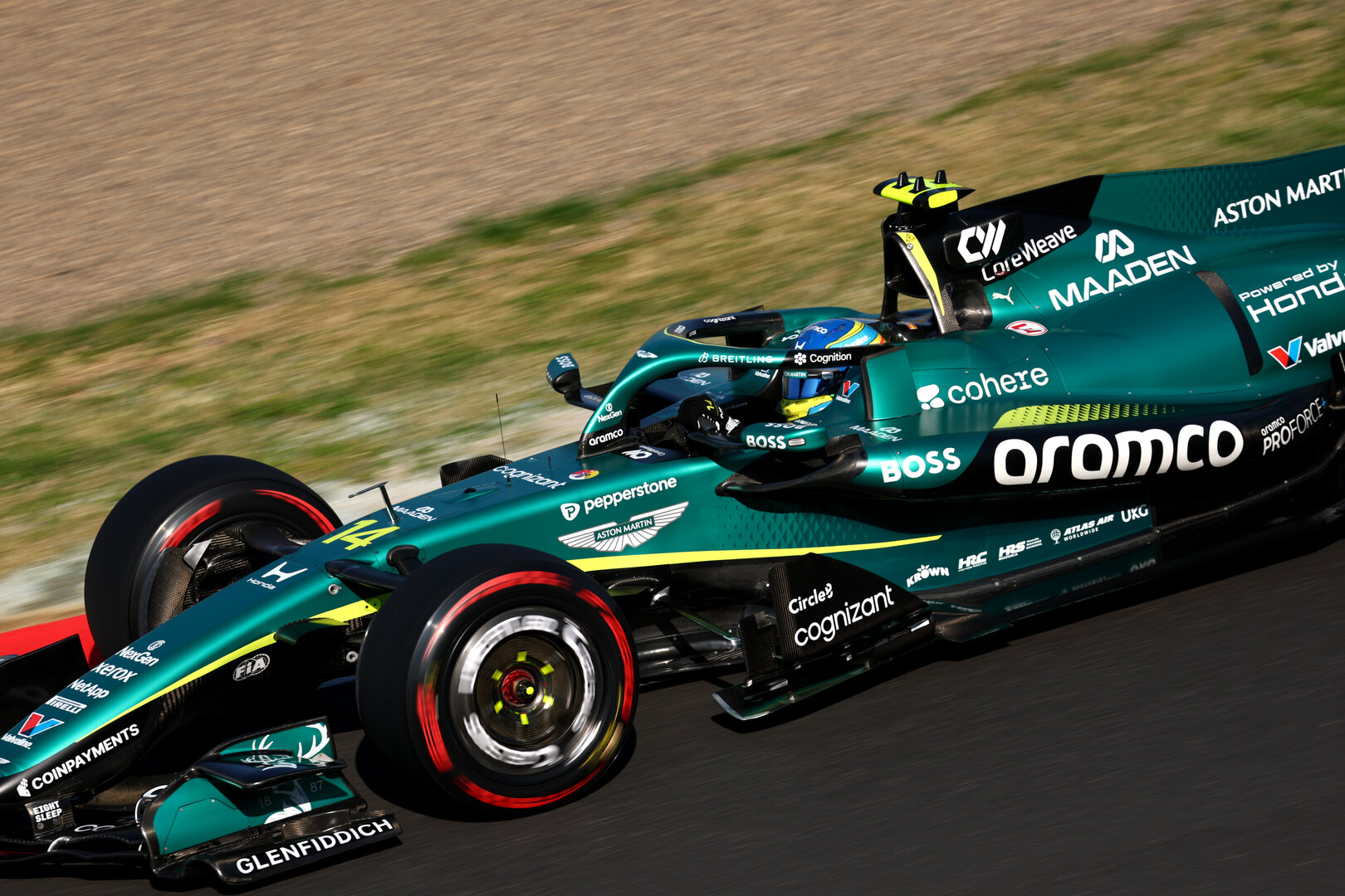 GP GIAPPONE, Fernando Alonso (ESP) Aston Martin F1 Team AMR26.
27.03.2026. Formula 1 World Championship, Rd 3, Japanese Grand Prix, Suzuka, Japan, Practice Day.
- www.xpbimages.com, EMail: requests@xpbimages.com © Copyright: Bearne / XPB Images
