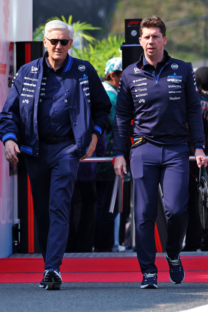 GP GIAPPONE, (L to R): Dan Towriss (USA) Cadillac F1 Team e TWG Motorsports CEO with sua moglie Cassidy Towriss.
28.03.2026. Formula 1 World Championship, Rd 3, Japanese Grand Prix, Suzuka, Japan, Qualifiche Day.
 - www.xpbimages.com, EMail: requests@xpbimages.com © Copyright: Rew / XPB Images