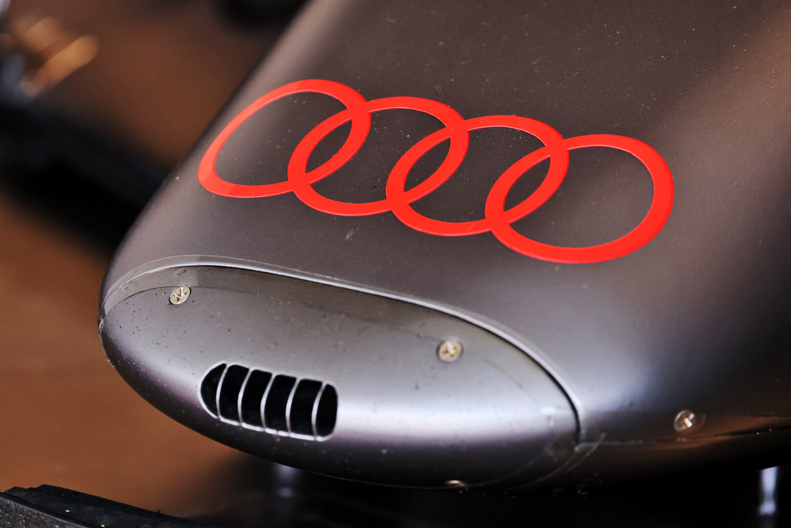 GP GIAPPONE, Audi F1 Team R26 nosecone.
28.03.2026. Formula 1 World Championship, Rd 3, Japanese Grand Prix, Suzuka, Japan, Qualifiche Day.
- www.xpbimages.com, EMail: requests@xpbimages.com © Copyright: Batchelor / XPB Images