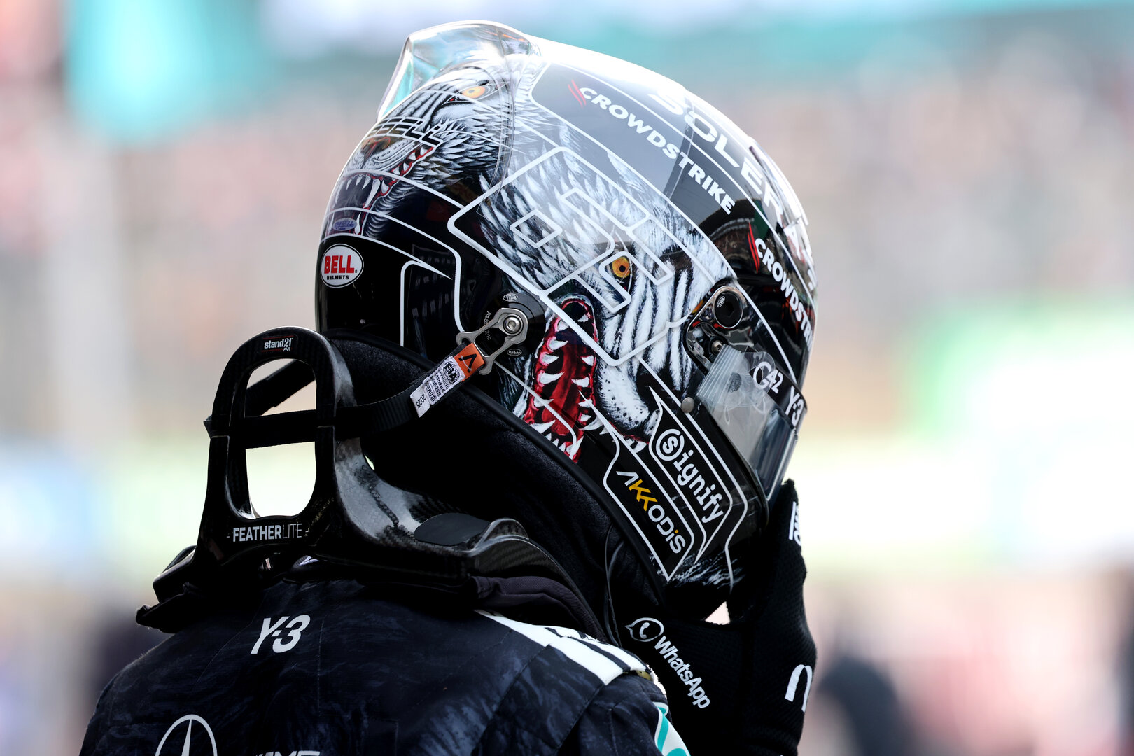 GP GIAPPONE, George Russell (GBR) Mercedes AMG Formula One Team in qualifying parc ferme.
28.03.2026. Formula 1 World Championship, Rd 3, Japanese Grand Prix, Suzuka, Japan, Qualifiche Day.
- www.xpbimages.com, EMail: requests@xpbimages.com © Copyright: Charniaux / XPB Images