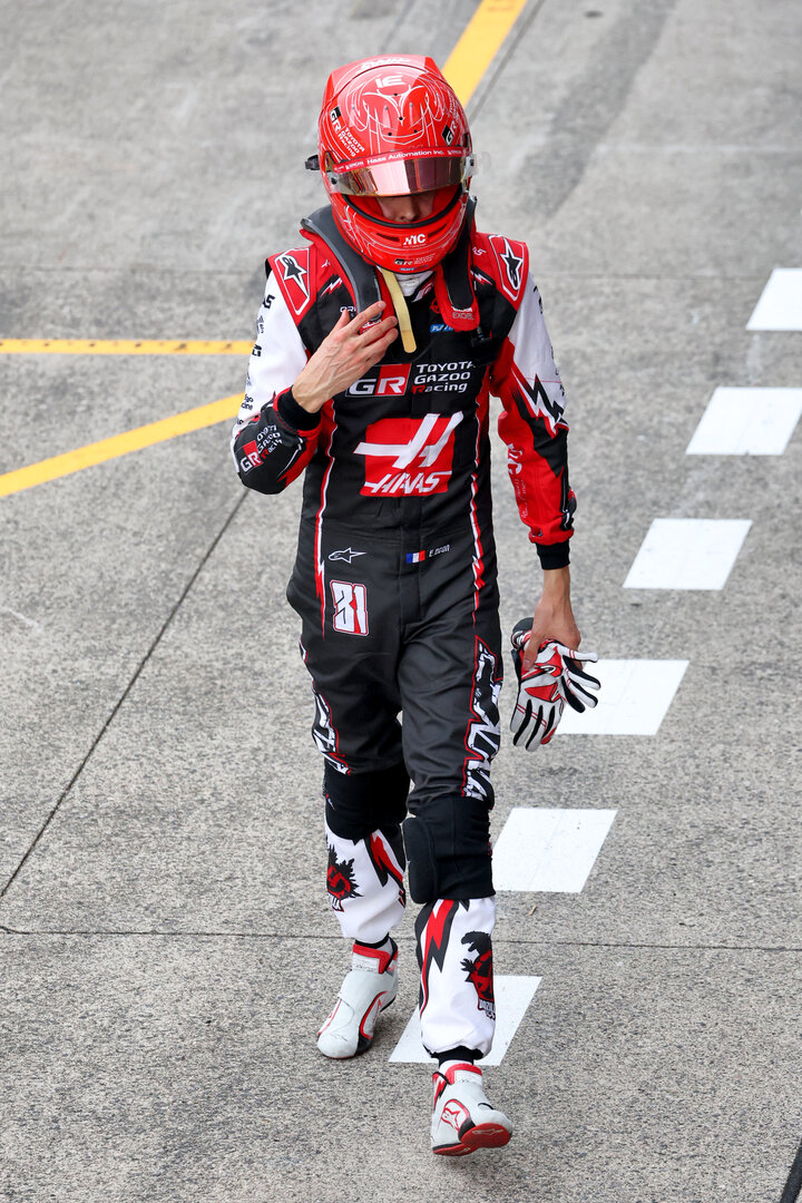 GP GIAPPONE, Esteban Ocon (FRA) Haas F1 Team.
28.03.2026. Formula 1 World Championship, Rd 3, Japanese Grand Prix, Suzuka, Japan, Qualifiche Day.
 - www.xpbimages.com, EMail: requests@xpbimages.com © Copyright: Coates / XPB Images