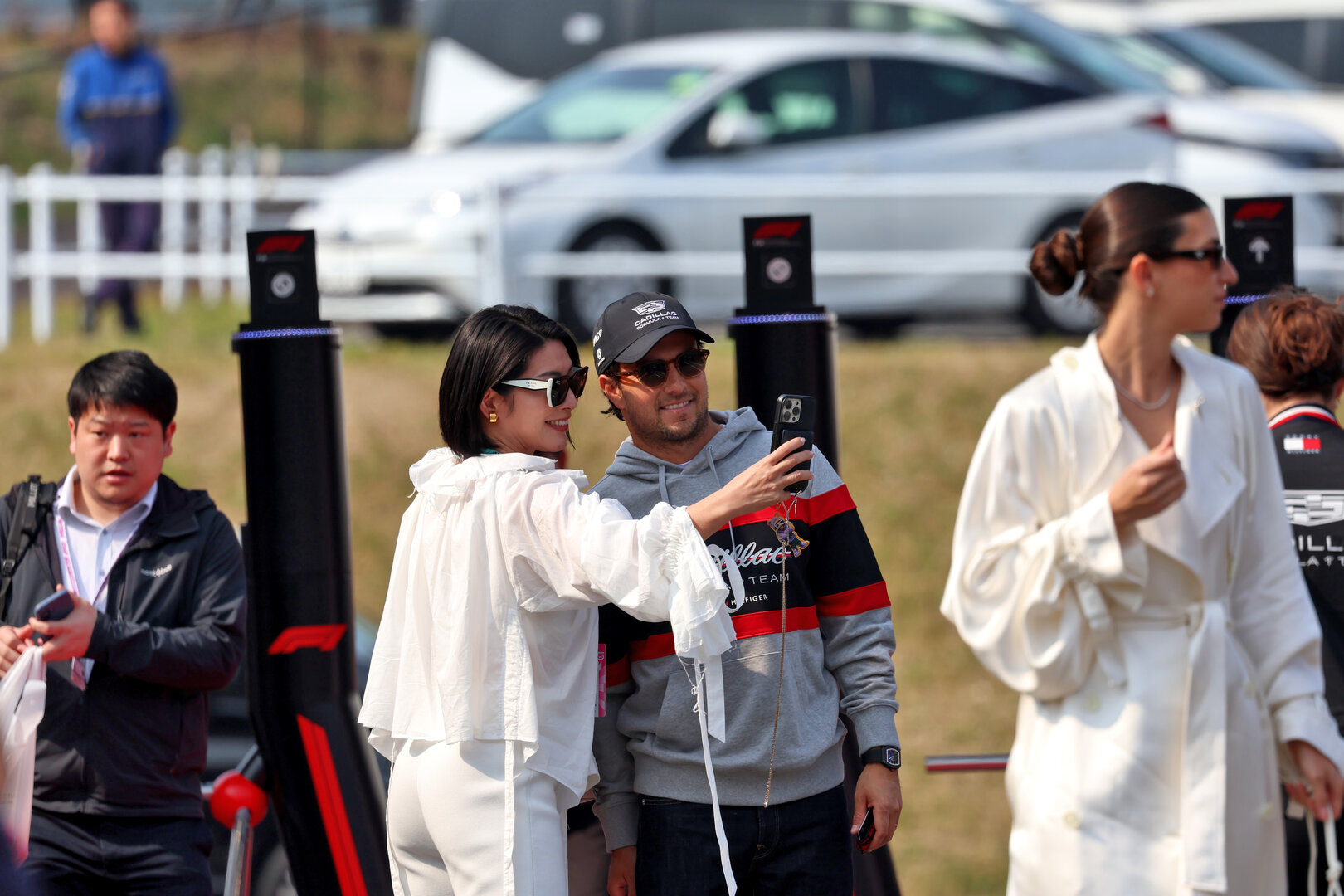 GP GIAPPONE, Sergio Perez (MEX) Cadillac Formula 1 Team.
29.03.2026. Formula 1 World Championship, Rd 3, Japanese Grand Prix, Suzuka, Japan, Gara Day.
 - www.xpbimages.com, EMail: requests@xpbimages.com © Copyright: Rew / XPB Images