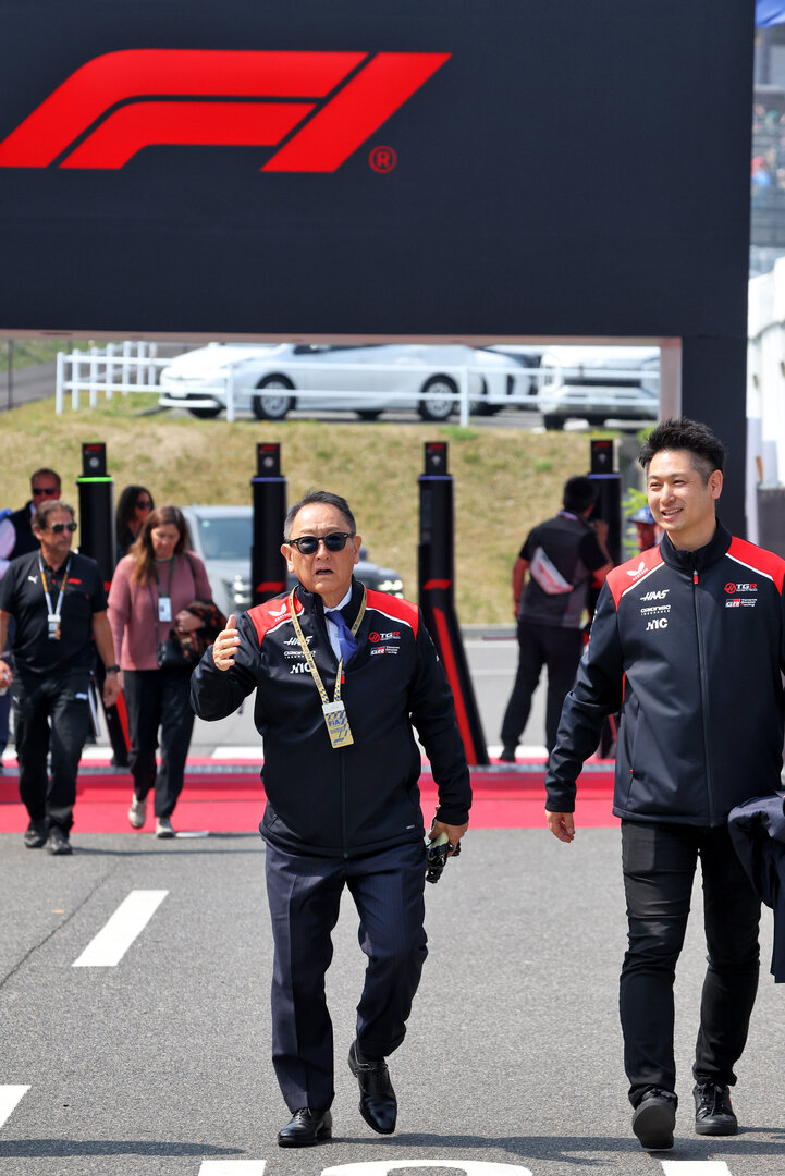GP GIAPPONE, Akio Toyoda (JPN) Toyota Motor Corporation Chairman.
29.03.2026. Formula 1 World Championship, Rd 3, Japanese Grand Prix, Suzuka, Japan, Gara Day.
- www.xpbimages.com, EMail: requests@xpbimages.com © Copyright: Bearne / XPB Images