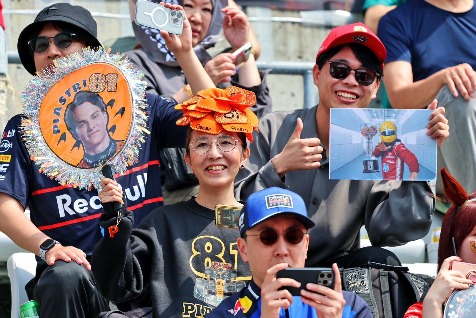 GP GIAPPONE, Circuit Atmosfera - fans in the grandstand.
29.03.2026. Formula 1 World Championship, Rd 3, Japanese Grand Prix, Suzuka, Japan, Gara Day.
- www.xpbimages.com, EMail: requests@xpbimages.com © Copyright: Batchelor / XPB Images