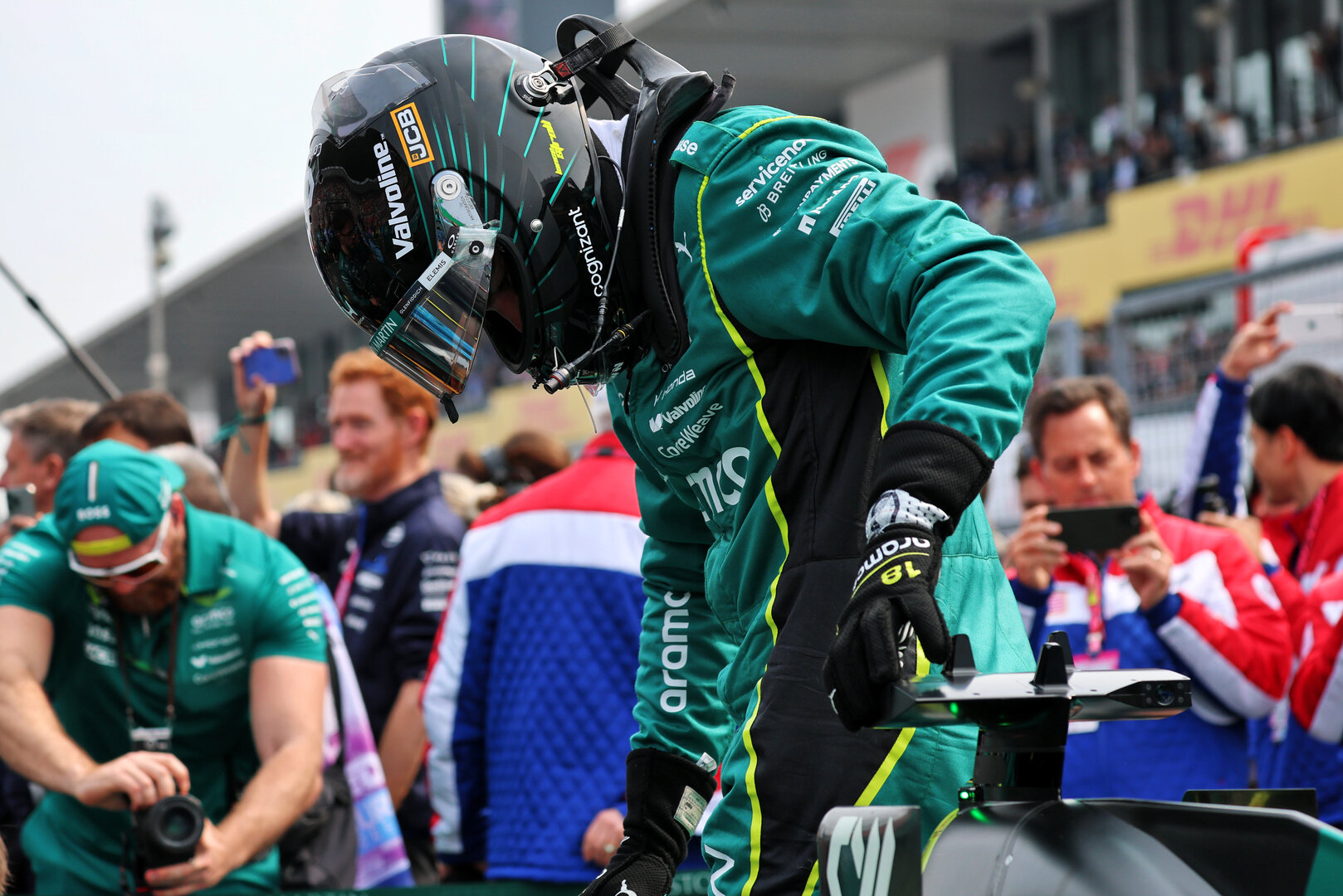 GP GIAPPONE, Lance Stroll (CDN) Aston Martin F1 Team on the grid.
29.03.2026. Formula 1 World Championship, Rd 3, Japanese Grand Prix, Suzuka, Japan, Gara Day.
- www.xpbimages.com, EMail: requests@xpbimages.com © Copyright: Batchelor / XPB Images