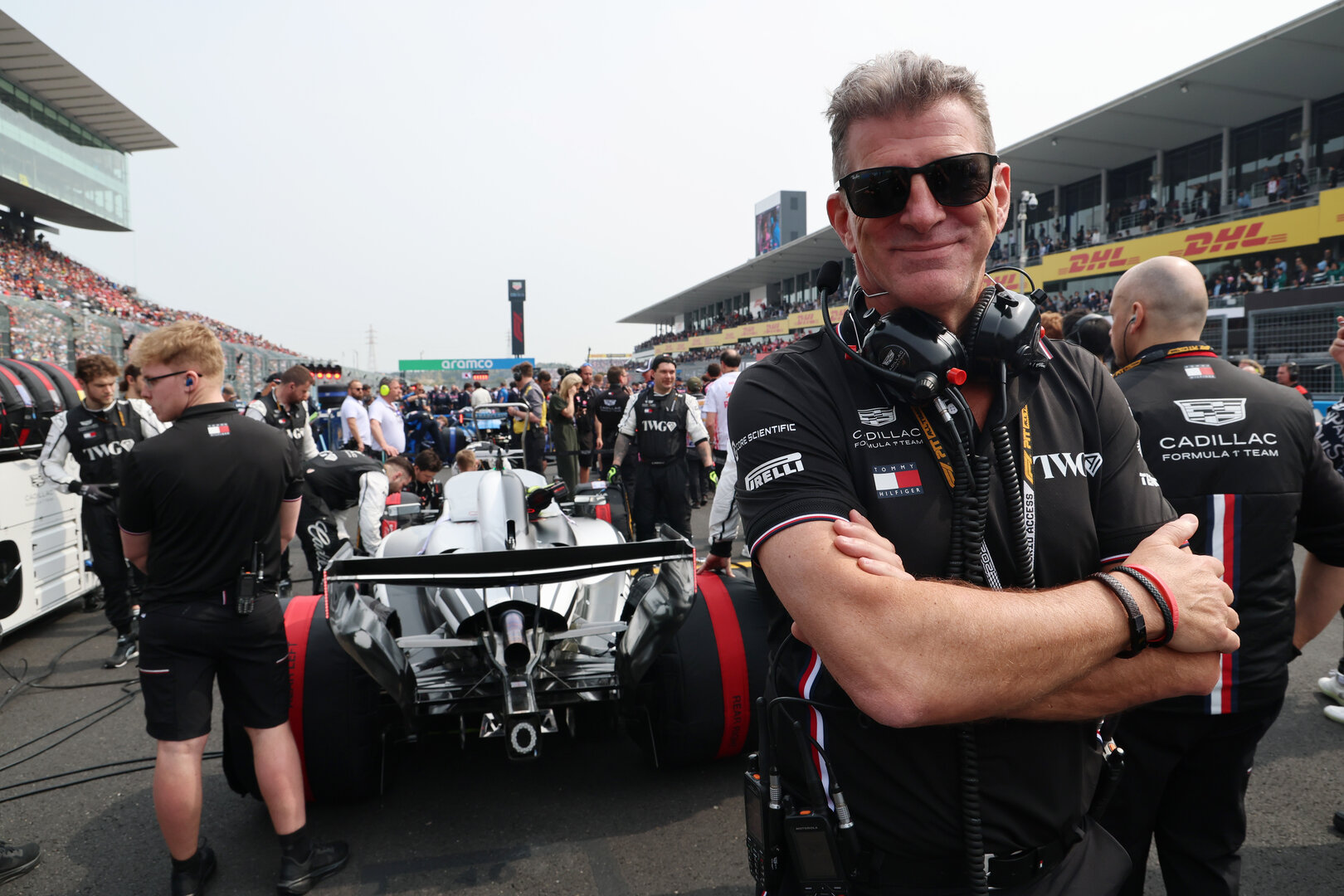 GP GIAPPONE, Graeme Lowdon (GBR) Cadillac Formula 1 Team, Team Principal on the grid.
29.03.2026. Formula 1 World Championship, Rd 3, Japanese Grand Prix, Suzuka, Japan, Gara Day.
- www.xpbimages.com, EMail: requests@xpbimages.com © Copyright: Batchelor / XPB Images