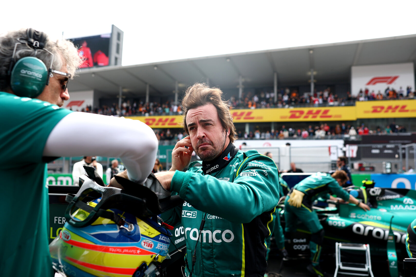 GP GIAPPONE, Fernando Alonso (ESP) Aston Martin F1 Team on the grid.
29.03.2026. Formula 1 World Championship, Rd 3, Japanese Grand Prix, Suzuka, Japan, Gara Day.
- www.xpbimages.com, EMail: requests@xpbimages.com © Copyright: Bearne / XPB Images
