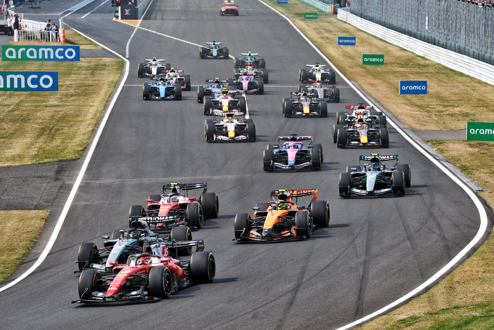 GP GIAPPONE, Charles Leclerc (MON) Ferrari SF-26 at the partenza of the race.
29.03.2026. Formula 1 World Championship, Rd 3, Japanese Grand Prix, Suzuka, Japan, Gara Day.
- www.xpbimages.com, EMail: requests@xpbimages.com © Copyright: Bearne / XPB Images