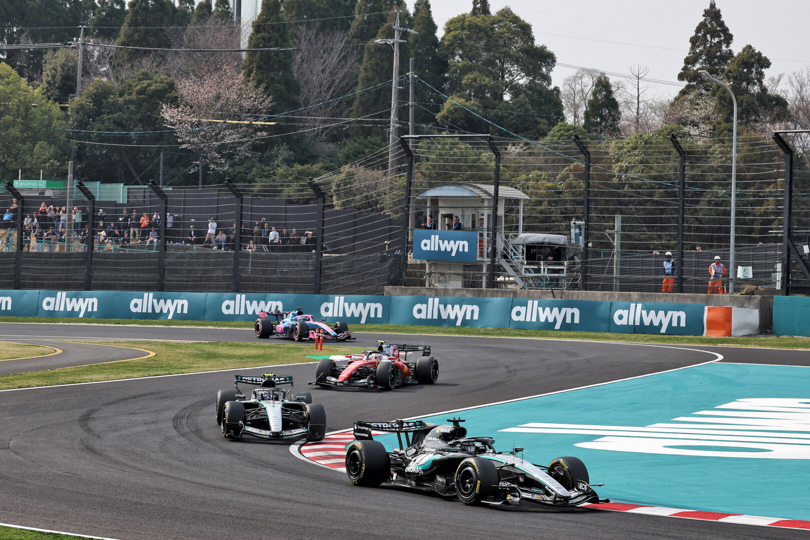 GP GIAPPONE, George Russell (GBR) Mercedes AMG Formula One Team W17.
29.03.2026. Formula 1 World Championship, Rd 3, Japanese Grand Prix, Suzuka, Japan, Gara Day.
 - www.xpbimages.com, EMail: requests@xpbimages.com © Copyright: Rew / XPB Images
