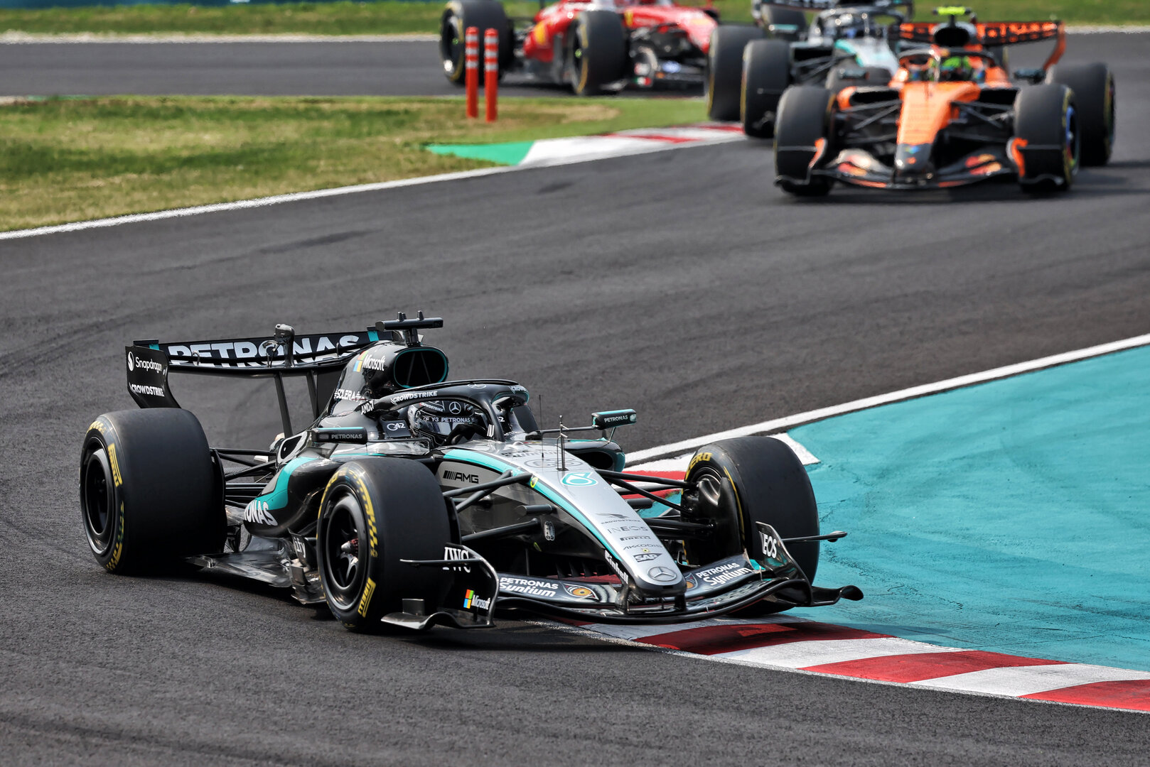 GP GIAPPONE, George Russell (GBR) Mercedes AMG Formula One Team W17.
29.03.2026. Formula 1 World Championship, Rd 3, Japanese Grand Prix, Suzuka, Japan, Gara Day.
- www.xpbimages.com, EMail: requests@xpbimages.com © Copyright: Rew / XPB Images