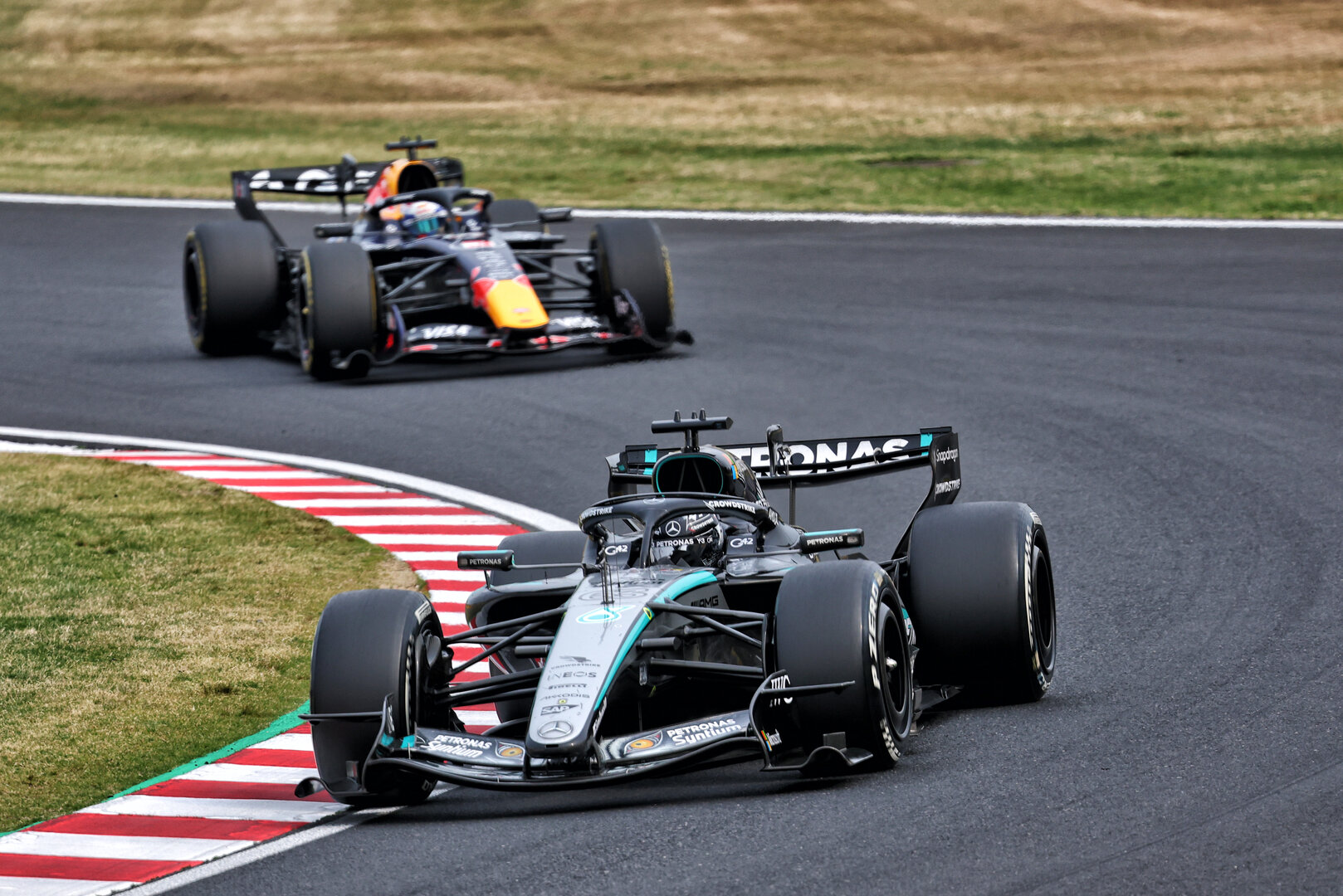 GP GIAPPONE, George Russell (GBR) Mercedes AMG Formula One Team W17.
29.03.2026. Formula 1 World Championship, Rd 3, Japanese Grand Prix, Suzuka, Japan, Gara Day.
- www.xpbimages.com, EMail: requests@xpbimages.com © Copyright: Bearne / XPB Images