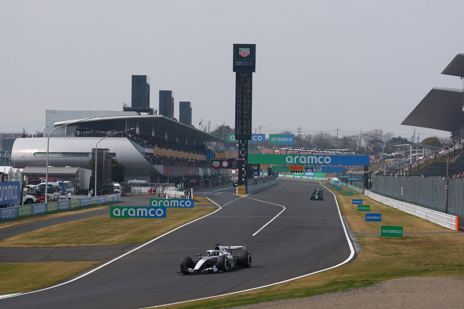GP GIAPPONE, Sergio Perez (MEX) Cadillac Formula 1 Team MAC-26.
29.03.2026. Formula 1 World Championship, Rd 3, Japanese Grand Prix, Suzuka, Japan, Gara Day.
- www.xpbimages.com, EMail: requests@xpbimages.com © Copyright: Bearne / XPB Images