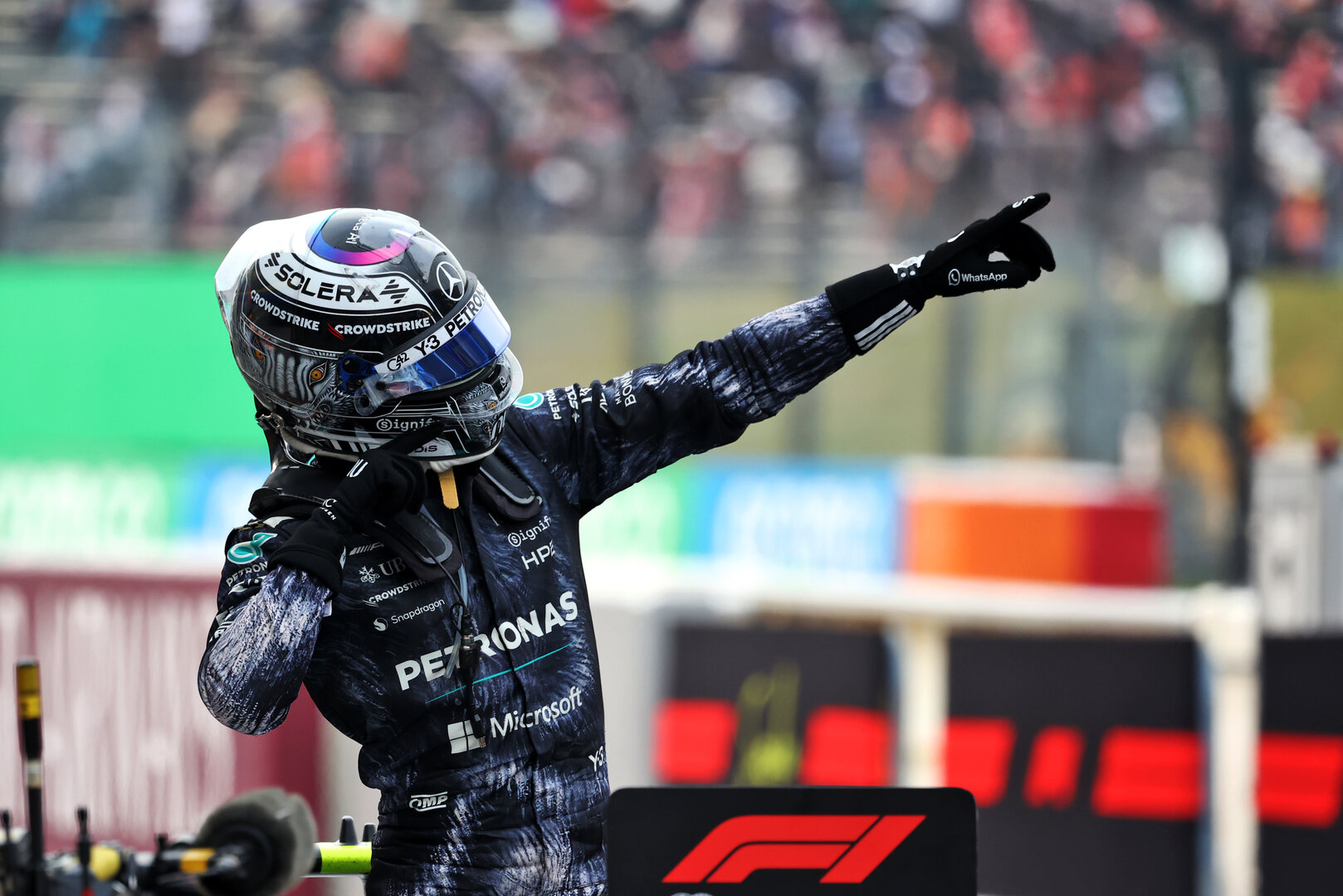 GP GIAPPONE, Gara winner Andrea Kimi Antonelli (ITA) Mercedes AMG Formula One Team W17 celebrates in parc ferme.
29.03.2026. Formula 1 World Championship, Rd 3, Japanese Grand Prix, Suzuka, Japan, Gara Day.
- www.xpbimages.com, EMail: requests@xpbimages.com © Copyright: Rew / XPB Images