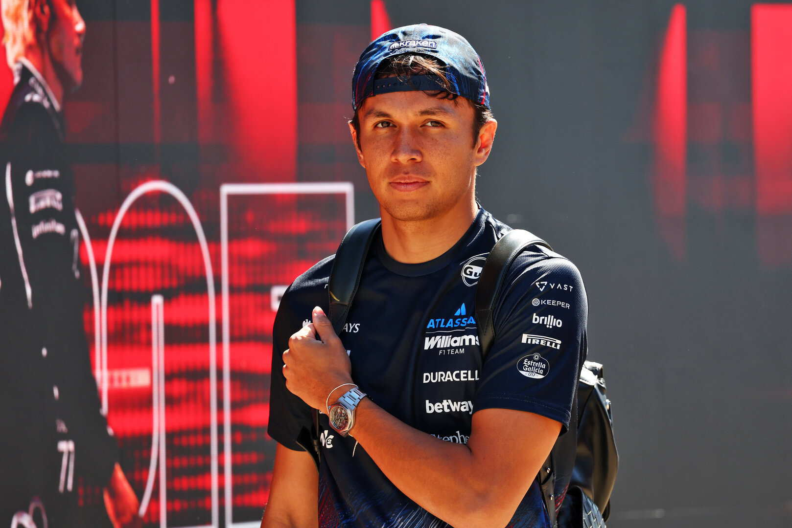 GP GRAN BRETAGNA, Alexander Albon (THA) Williams F1 Team.
02.07.2026. Formula 1 World Championship, Rd 9, British Grand Prix, Silverstone, England, Preparation Day.
 - www.xpbimages.com, EMail: requests@xpbimages.com © Copyright: Patching / XPB Images