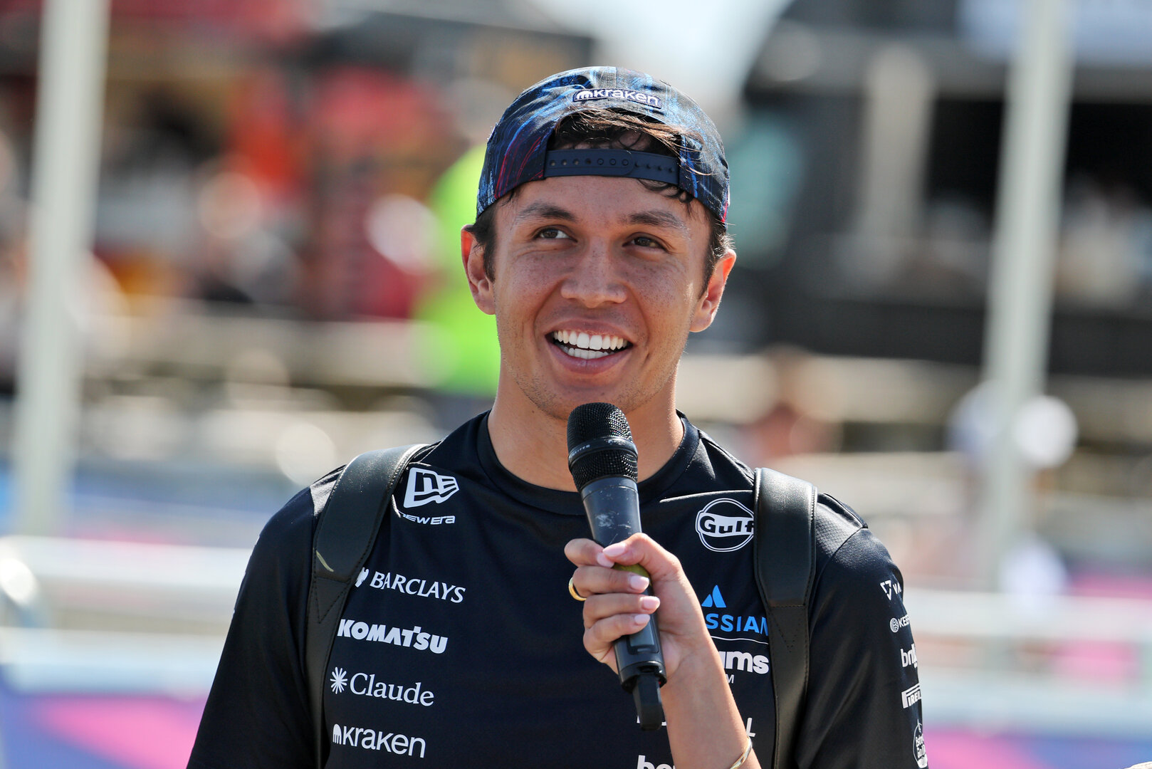 GP GRAN BRETAGNA, Alexander Albon (THA) Williams F1 Team.
02.07.2026. Formula 1 World Championship, Rd 9, British Grand Prix, Silverstone, England, Preparation Day.
- www.xpbimages.com, EMail: requests@xpbimages.com © Copyright: Moy / XPB Images