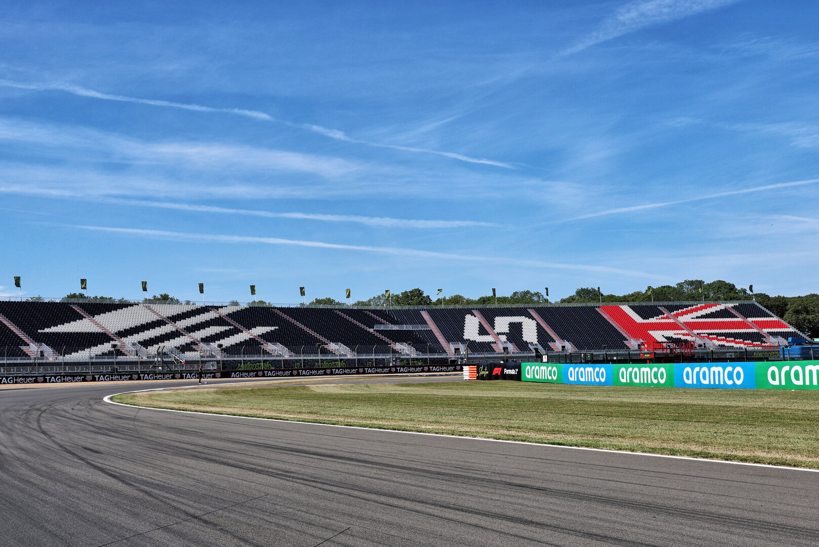 GP GRAN BRETAGNA, Circuit Atmosfera - track e granstand.
02.07.2026. Formula 1 World Championship, Rd 9, British Grand Prix, Silverstone, England, Preparation Day.
- www.xpbimages.com, EMail: requests@xpbimages.com © Copyright: Batchelor / XPB Images