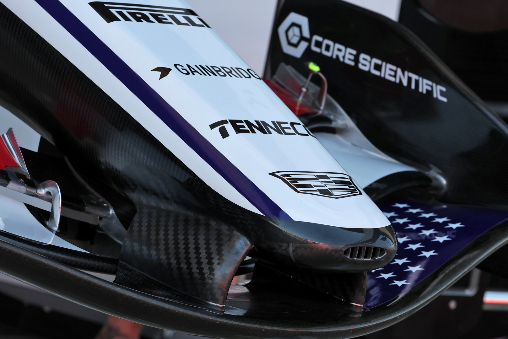 GP GRAN BRETAGNA, Cadillac Formula 1 Team MAC-26 nosecone.
02.07.2026. Formula 1 World Championship, Rd 9, British Grand Prix, Silverstone, England, Preparation Day.
- www.xpbimages.com, EMail: requests@xpbimages.com © Copyright: Moy / XPB Images
