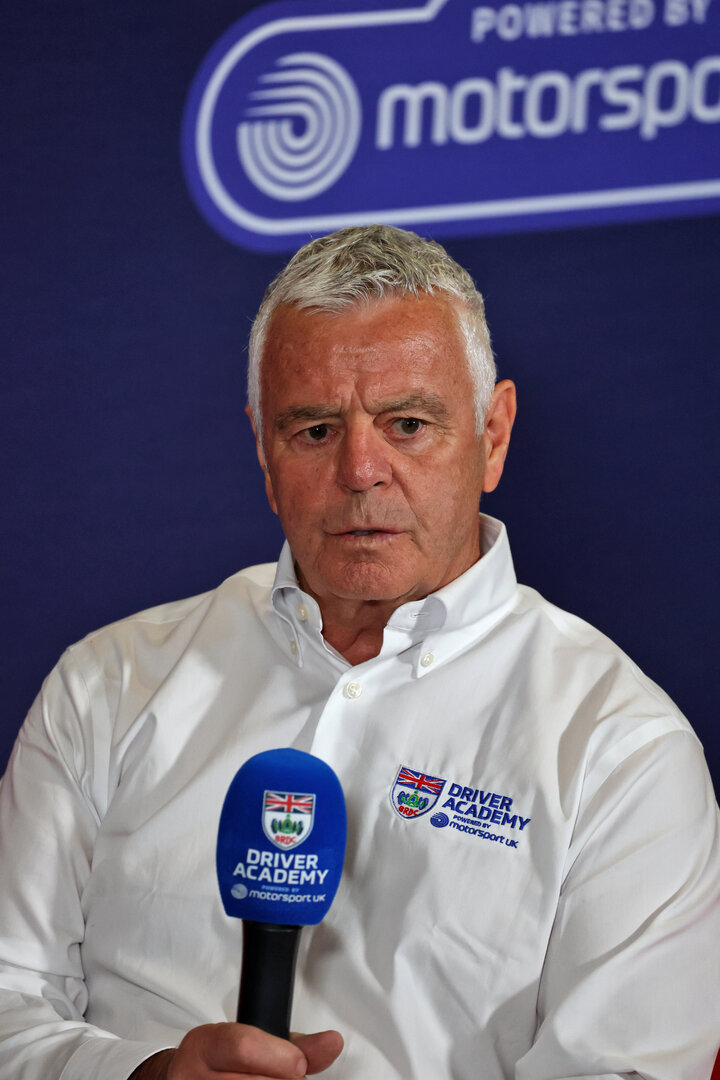 GP GRAN BRETAGNA, Derek Warwick (GBR) BRDC Vice President - Motorsport UK Driver Academy Press Conference.
02.07.2026. Formula 1 World Championship, Rd 9, British Grand Prix, Silverstone, England, Preparation Day.
- www.xpbimages.com, EMail: requests@xpbimages.com © Copyright: Moy / XPB Images