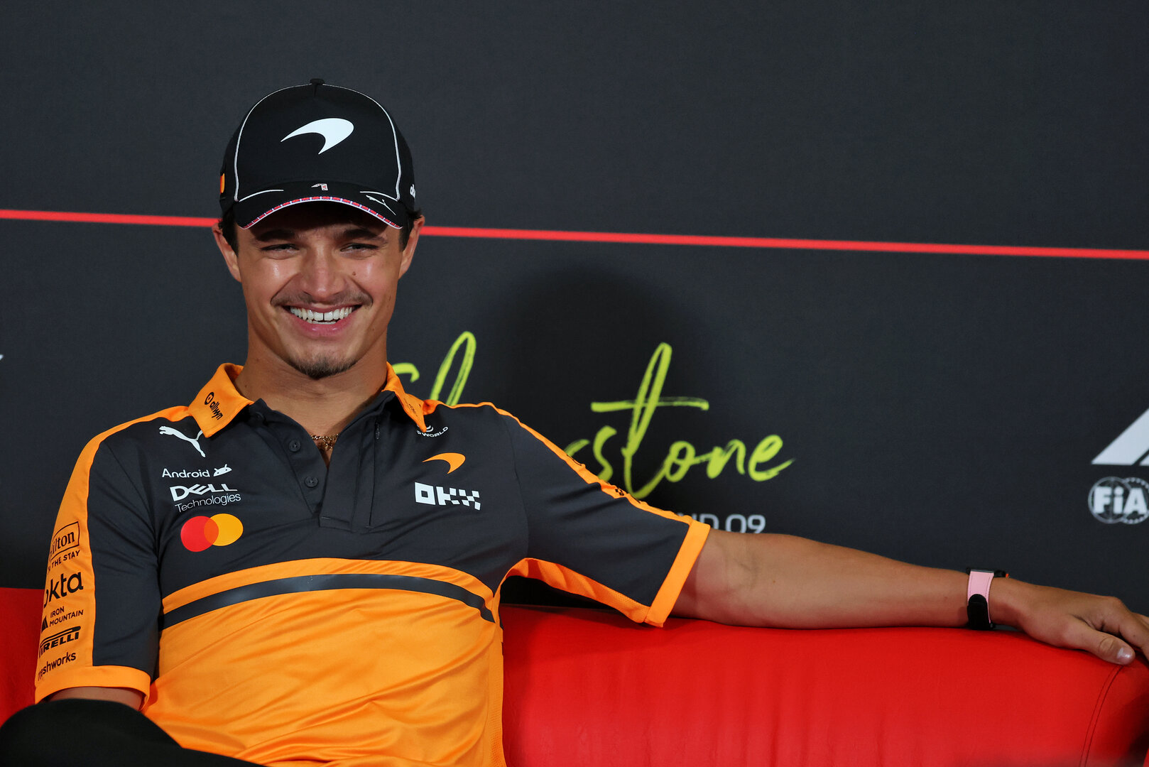 GP GRAN BRETAGNA, Lando Norris (GBR) McLaren F1 Team in the FIA Press Conference.
02.07.2026. Formula 1 World Championship, Rd 9, British Grand Prix, Silverstone, England, Preparation Day.
- www.xpbimages.com, EMail: requests@xpbimages.com © Copyright: Moy / XPB Images