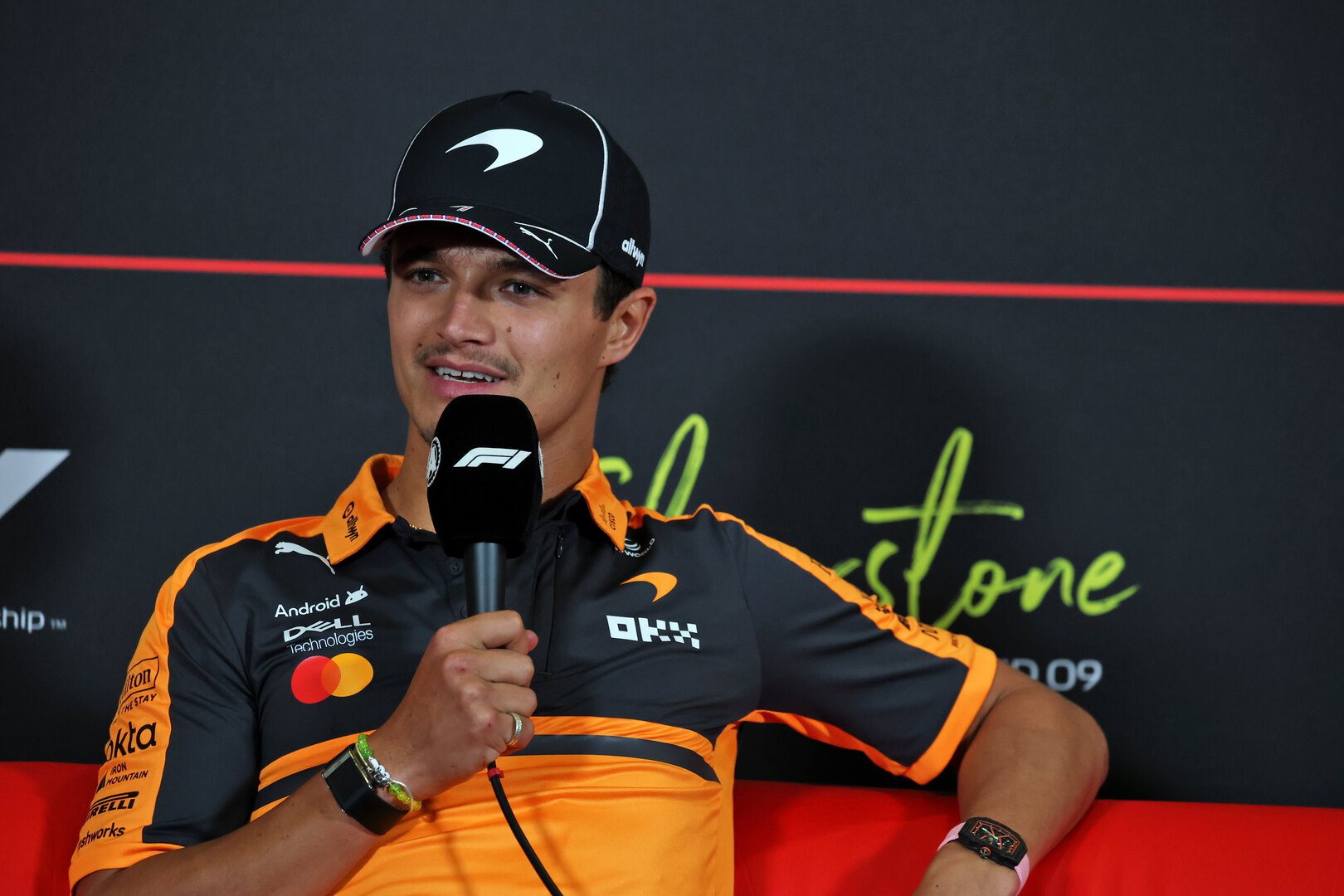 GP GRAN BRETAGNA, Lando Norris (GBR) McLaren F1 Team in the FIA Press Conference.
02.07.2026. Formula 1 World Championship, Rd 9, British Grand Prix, Silverstone, England, Preparation Day.
- www.xpbimages.com, EMail: requests@xpbimages.com © Copyright: Moy / XPB Images