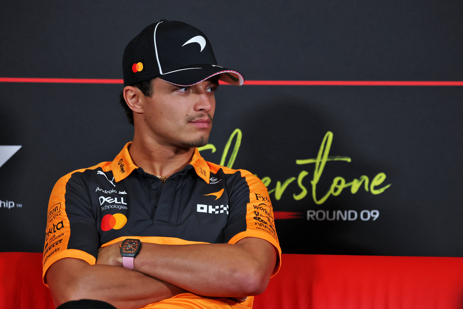 GP GRAN BRETAGNA, Lando Norris (GBR) McLaren F1 Team in the FIA Press Conference.
02.07.2026. Formula 1 World Championship, Rd 9, British Grand Prix, Silverstone, England, Preparation Day.
- www.xpbimages.com, EMail: requests@xpbimages.com © Copyright: Moy / XPB Images