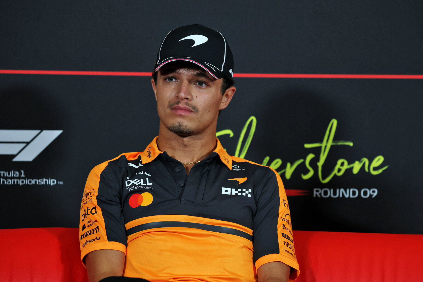 GP GRAN BRETAGNA, Lando Norris (GBR) McLaren F1 Team in the FIA Press Conference.
02.07.2026. Formula 1 World Championship, Rd 9, British Grand Prix, Silverstone, England, Preparation Day.
- www.xpbimages.com, EMail: requests@xpbimages.com © Copyright: Moy / XPB Images
