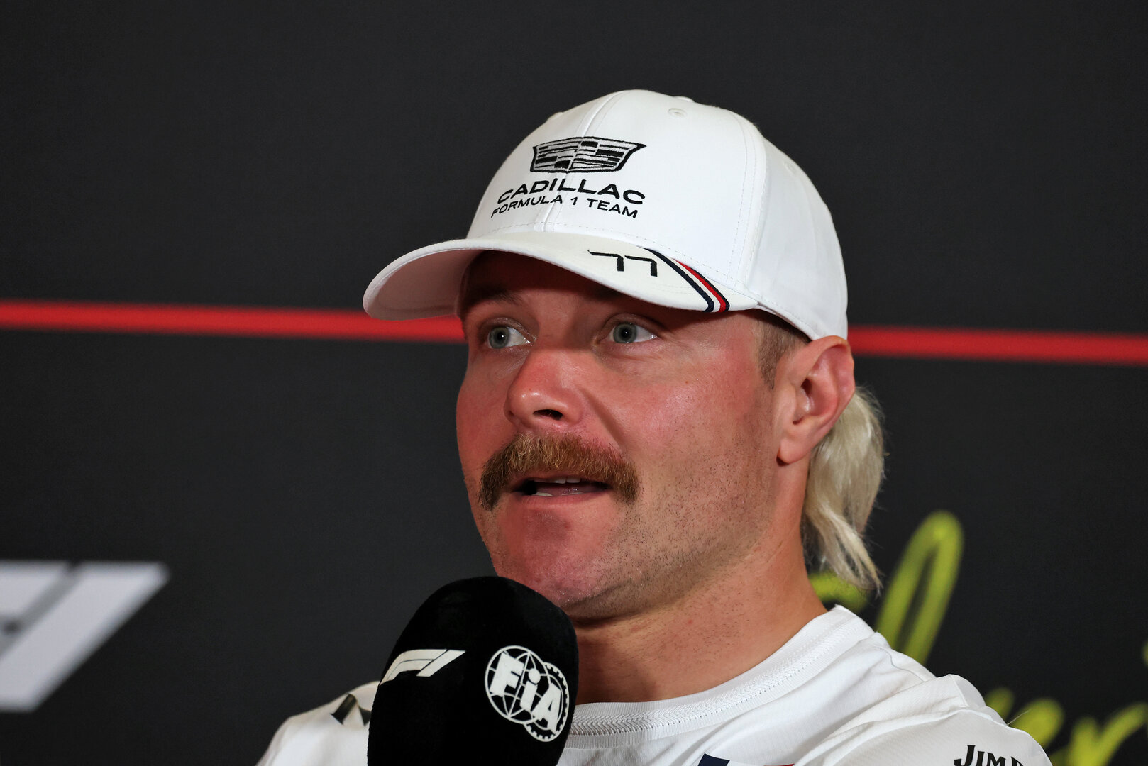 GP GRAN BRETAGNA, Valtteri Bottas (FIN) Cadillac Formula 1 Team in the FIA Press Conference.
02.07.2026. Formula 1 World Championship, Rd 9, British Grand Prix, Silverstone, England, Preparation Day.
- www.xpbimages.com, EMail: requests@xpbimages.com © Copyright: Moy / XPB Images