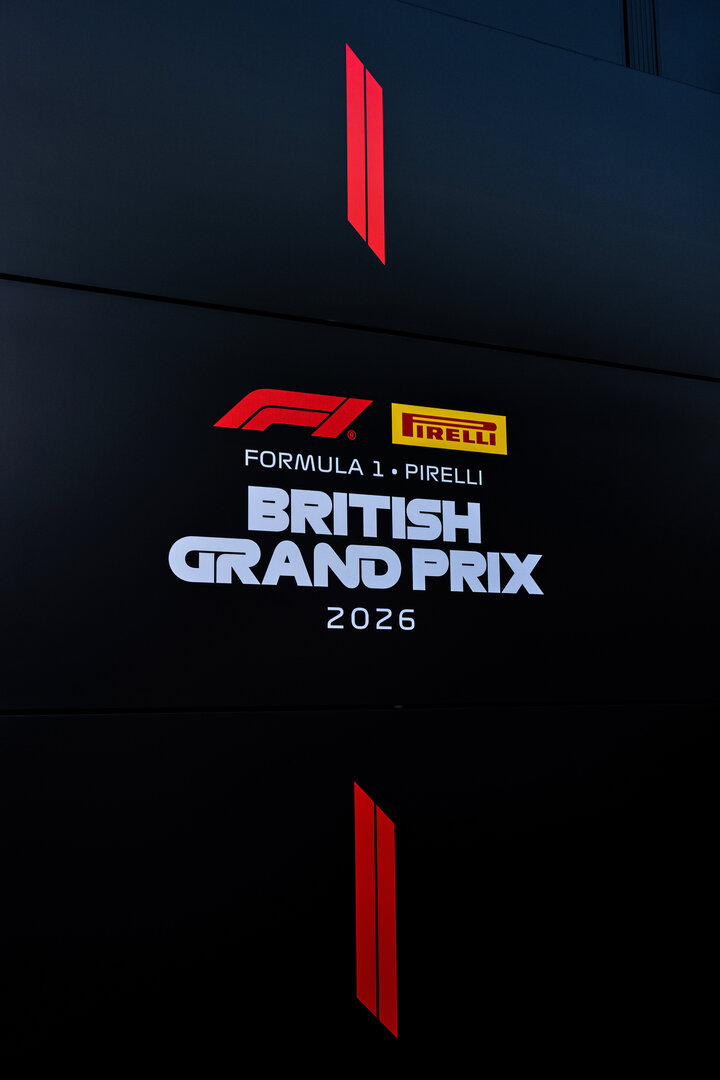 GP GRAN BRETAGNA, British Grand Prix logo.
02.07.2026. Formula 1 World Championship, Rd 9, British Grand Prix, Silverstone, England, Preparation Day.
 - www.xpbimages.com, EMail: requests@xpbimages.com © Copyright: Denny / XPB Images