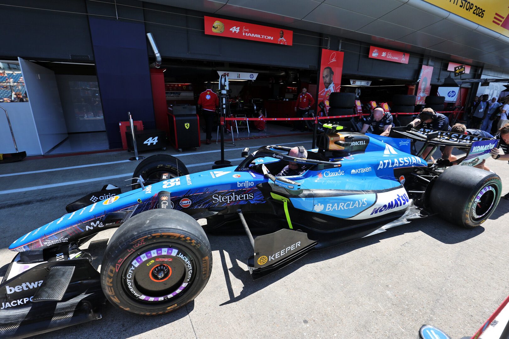 GP GRAN BRETAGNA, Williams F1 Team FW48.
02.07.2026. Formula 1 World Championship, Rd 9, British Grand Prix, Silverstone, England, Preparation Day.
- www.xpbimages.com, EMail: requests@xpbimages.com © Copyright: Davenport / XPB Images