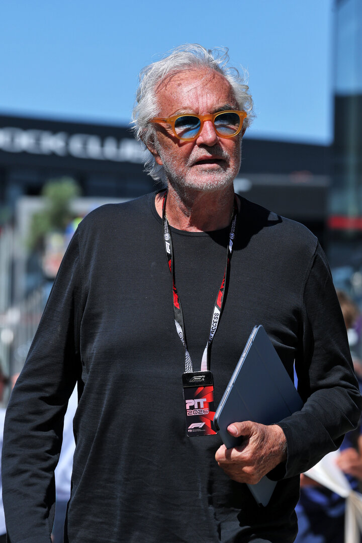 GP GRAN BRETAGNA, Flavio Briatore (ITA) Alpine F1 Team Executive Advisor.
02.07.2026. Formula 1 World Championship, Rd 9, British Grand Prix, Silverstone, England, Preparation Day.
- www.xpbimages.com, EMail: requests@xpbimages.com © Copyright: Moy / XPB Images