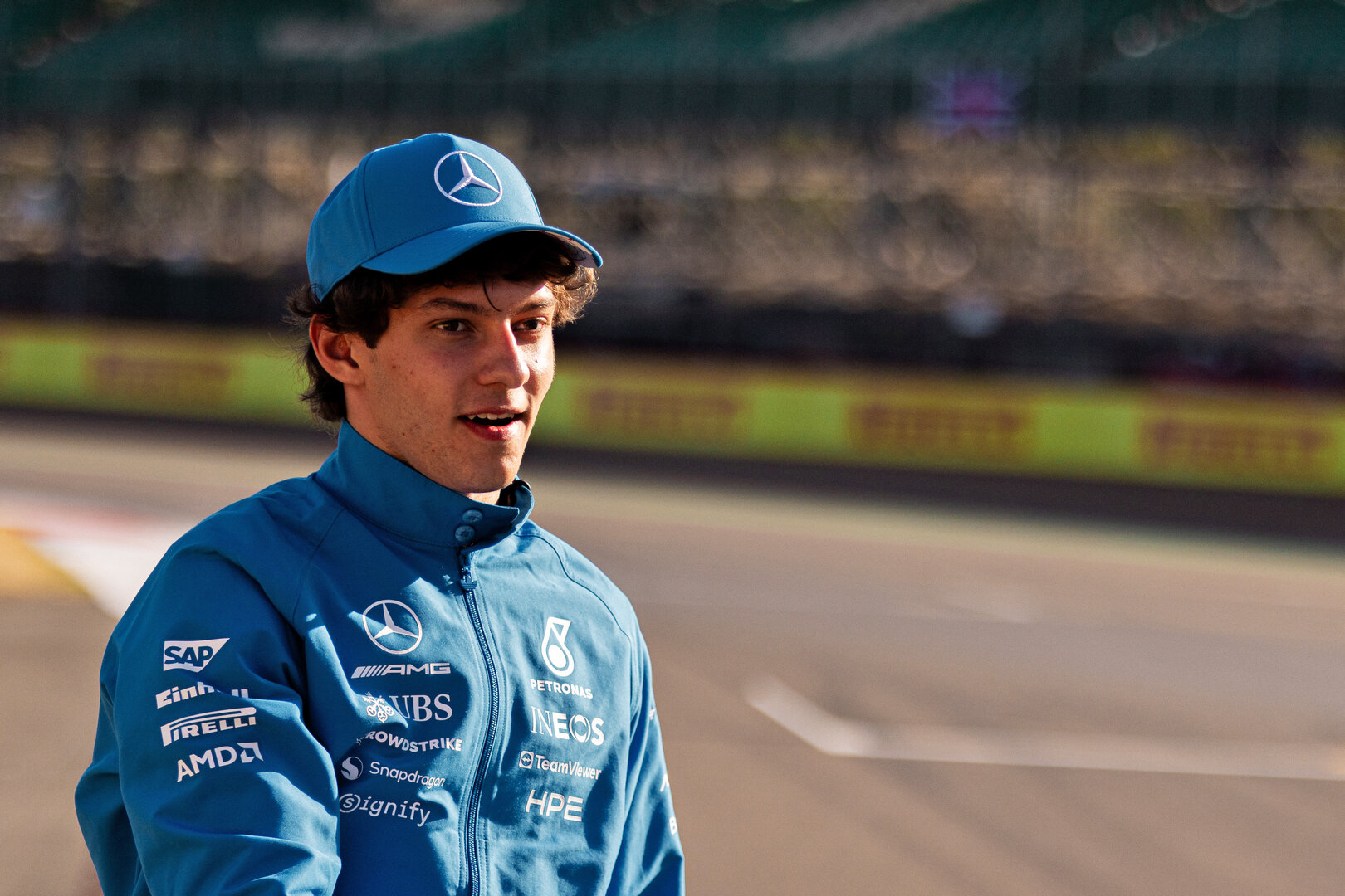 GP GRAN BRETAGNA, Andrea Kimi Antonelli (ITA) Mercedes AMG Formula One Team.
02.07.2026. Formula 1 World Championship, Rd 9, British Grand Prix, Silverstone, England, Preparation Day.
 - www.xpbimages.com, EMail: requests@xpbimages.com © Copyright: Denny / XPB Images