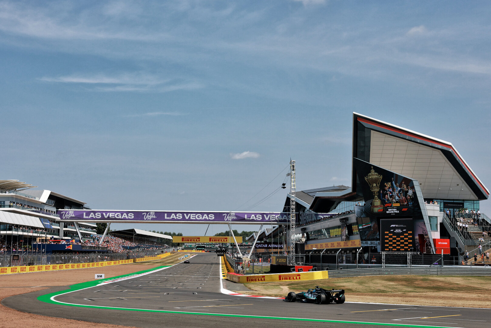 GP GRAN BRETAGNA, George Russell (GBR) Mercedes AMG Formula One Team W17.
03.07.2026. Formula 1 World Championship, Rd 9, British Grand Prix, Silverstone, England, Sprint Qualifiche Day.
- www.xpbimages.com, EMail: requests@xpbimages.com © Copyright: Moy / XPB Images