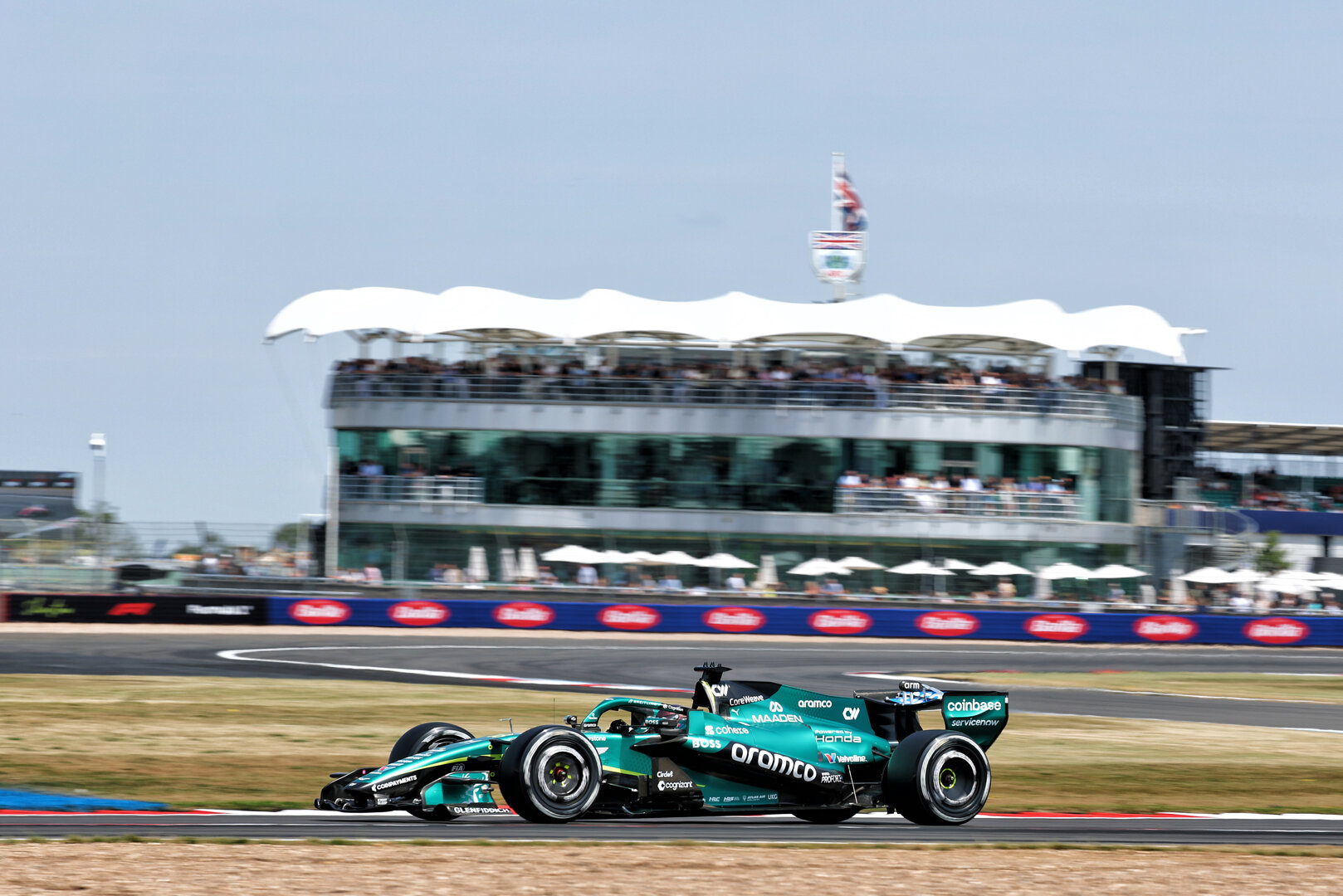 GP GRAN BRETAGNA, Lance Stroll (CDN) Aston Martin F1 Team AMR26.
03.07.2026. Formula 1 World Championship, Rd 9, British Grand Prix, Silverstone, England, Sprint Qualifiche Day.
- www.xpbimages.com, EMail: requests@xpbimages.com © Copyright: Bearne / XPB Images