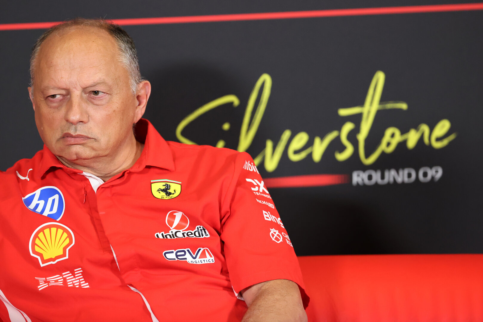 GP GRAN BRETAGNA, Frederic Vasseur (FRA) Ferrari Team Principal in the FIA Press Conference.
03.07.2026. Formula 1 World Championship, Rd 9, British Grand Prix, Silverstone, England, Sprint Qualifiche Day.
- www.xpbimages.com, EMail: requests@xpbimages.com © Copyright: Davenport / XPB Images