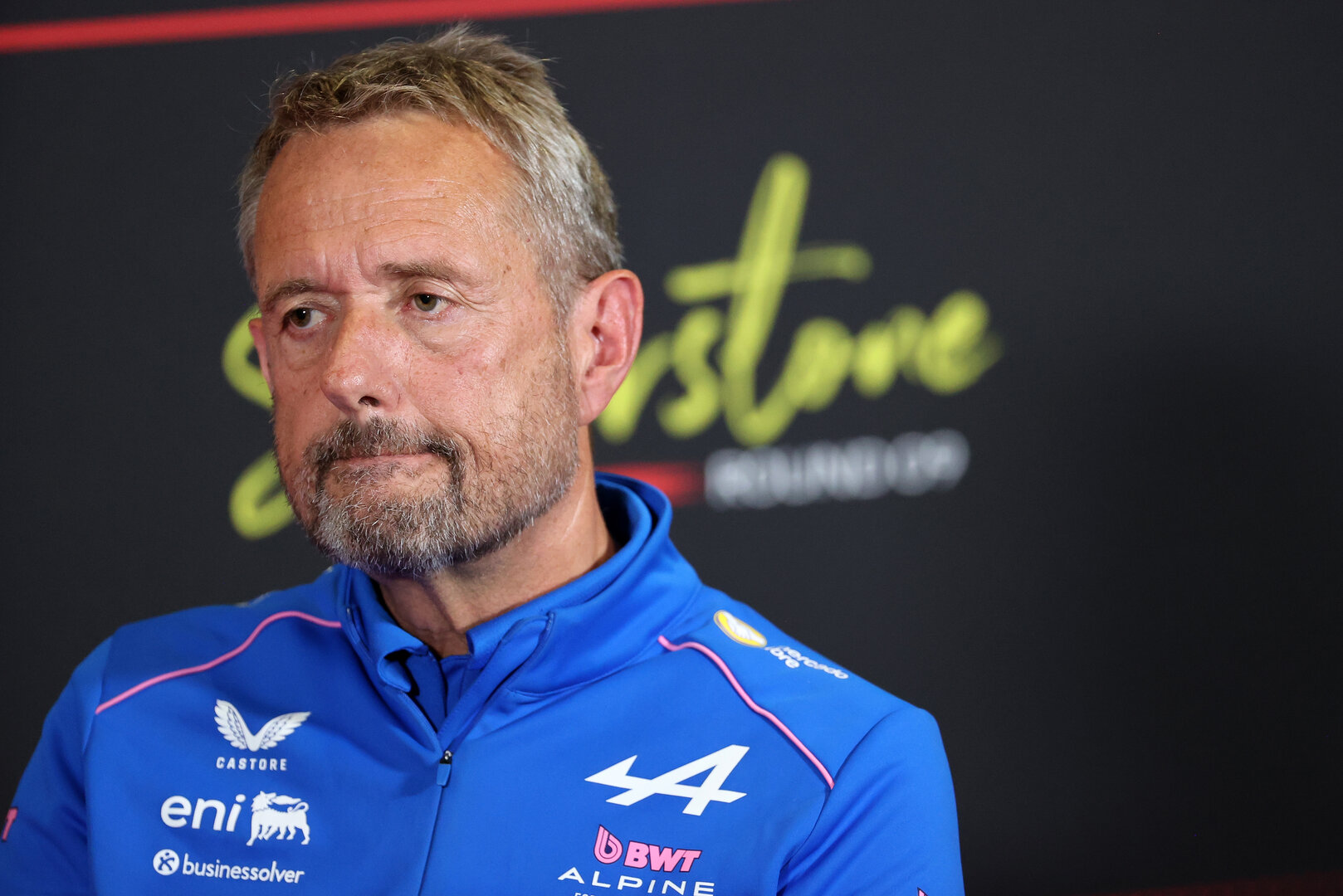 GP GRAN BRETAGNA, Steve Nielsen (GBR) Alpine F1 Team Managing Director in the FIA Press Conference.
03.07.2026. Formula 1 World Championship, Rd 9, British Grand Prix, Silverstone, England, Sprint Qualifiche Day.
- www.xpbimages.com, EMail: requests@xpbimages.com © Copyright: Davenport / XPB Images