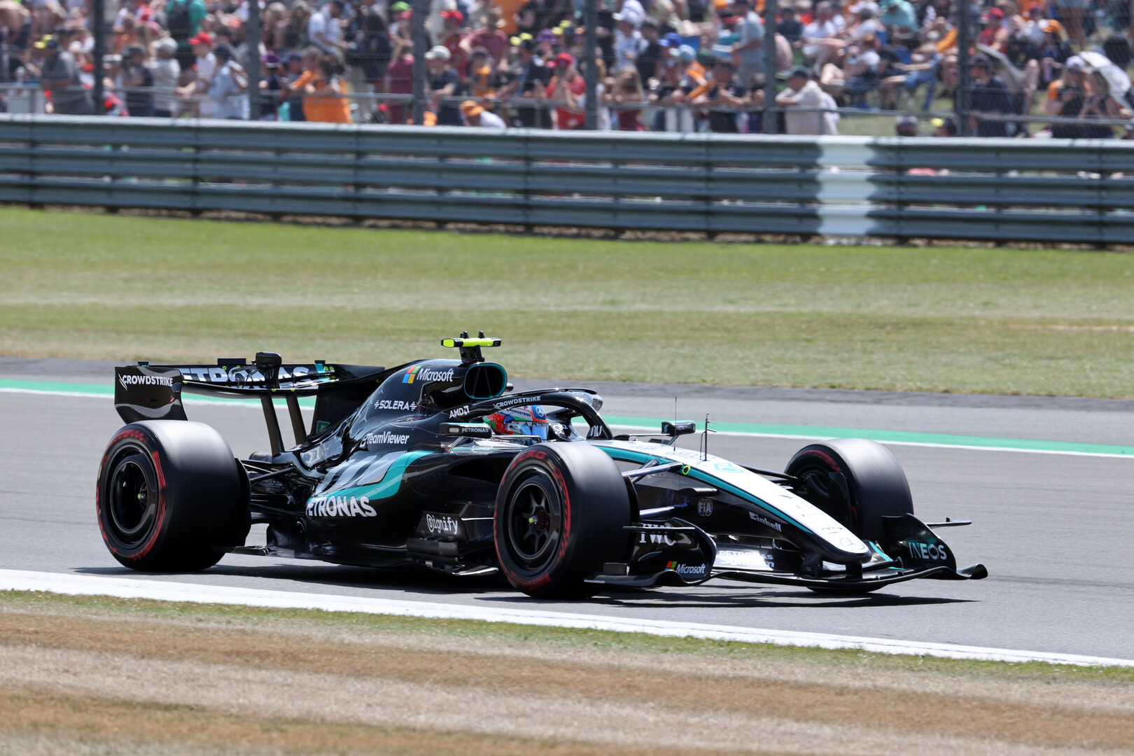 GP GRAN BRETAGNA, Andrea Kimi Antonelli (ITA) Mercedes AMG Formula One Team W17.
03.07.2026. Formula 1 World Championship, Rd 9, British Grand Prix, Silverstone, England, Sprint Qualifiche Day.
- www.xpbimages.com, EMail: requests@xpbimages.com © Copyright: Davenport / XPB Images