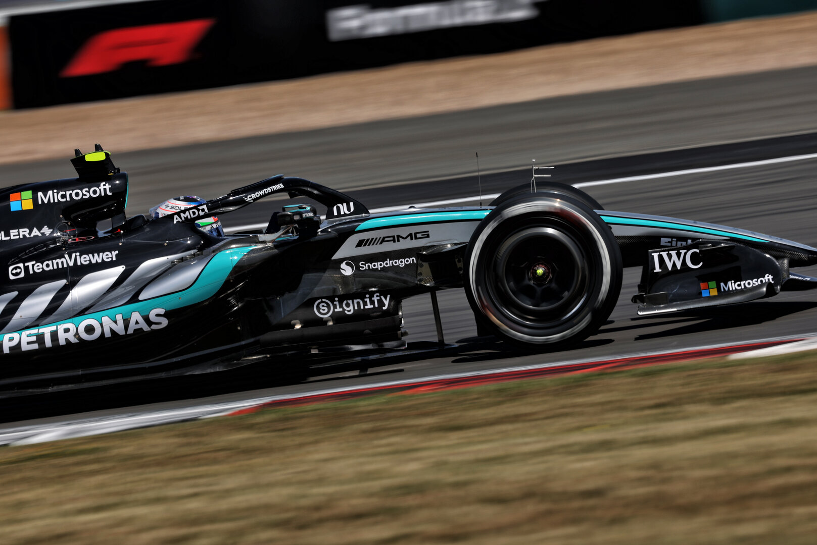 GP GRAN BRETAGNA, Andrea Kimi Antonelli (ITA) Mercedes AMG Formula One Team W17.
03.07.2026. Formula 1 World Championship, Rd 9, British Grand Prix, Silverstone, England, Sprint Qualifiche Day.
- www.xpbimages.com, EMail: requests@xpbimages.com © Copyright: Dunbar / XPB Images
