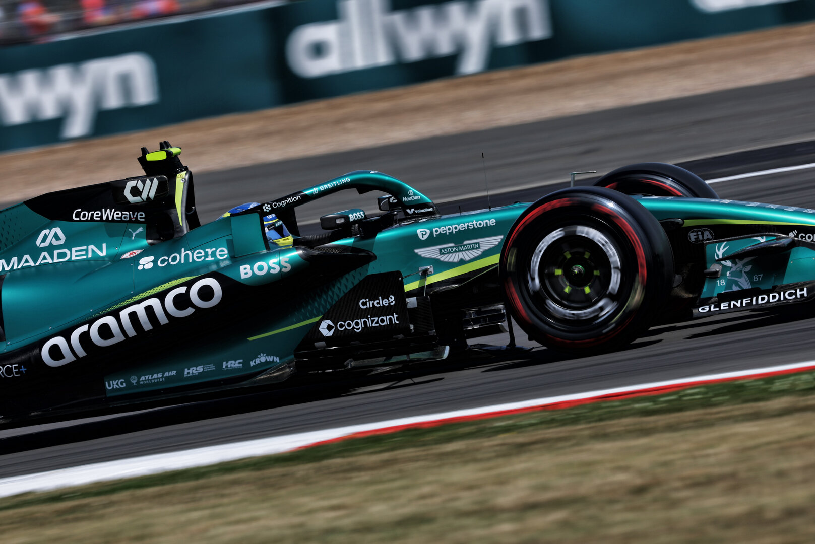 GP GRAN BRETAGNA, Fernando Alonso (ESP) Aston Martin F1 Team AMR26.
03.07.2026. Formula 1 World Championship, Rd 9, British Grand Prix, Silverstone, England, Sprint Qualifiche Day.
- www.xpbimages.com, EMail: requests@xpbimages.com © Copyright: Dunbar / XPB Images