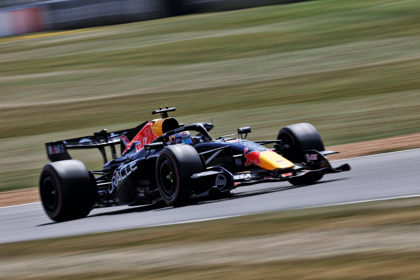 GP GRAN BRETAGNA, Max Verstappen (NLD) Red Bull Racing RB22.
03.07.2026. Formula 1 World Championship, Rd 9, British Grand Prix, Silverstone, England, Sprint Qualifiche Day.
- www.xpbimages.com, EMail: requests@xpbimages.com © Copyright: Dunbar / XPB Images