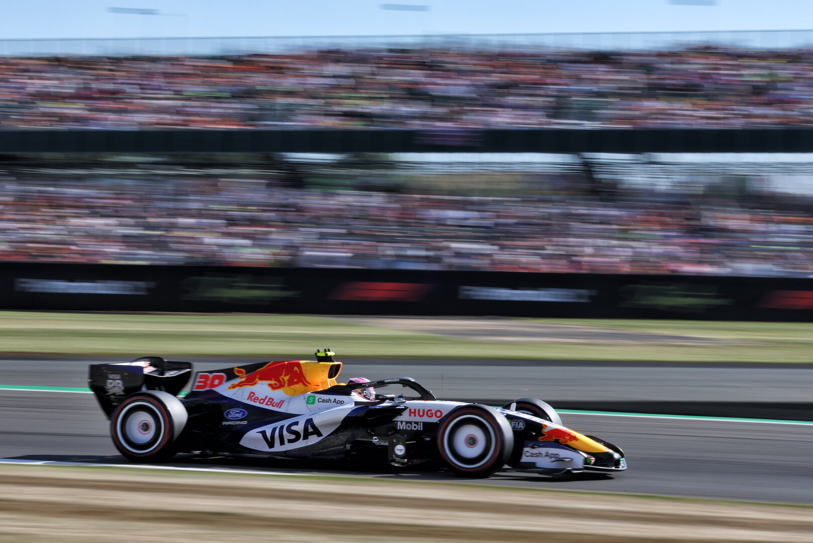 GP GRAN BRETAGNA, Liam Lawson (NZL) Racing Bulls Formula One Team VCARB 03.
03.07.2026. Formula 1 World Championship, Rd 9, British Grand Prix, Silverstone, England, Sprint Qualifiche Day.
- www.xpbimages.com, EMail: requests@xpbimages.com © Copyright: Moy / XPB Images