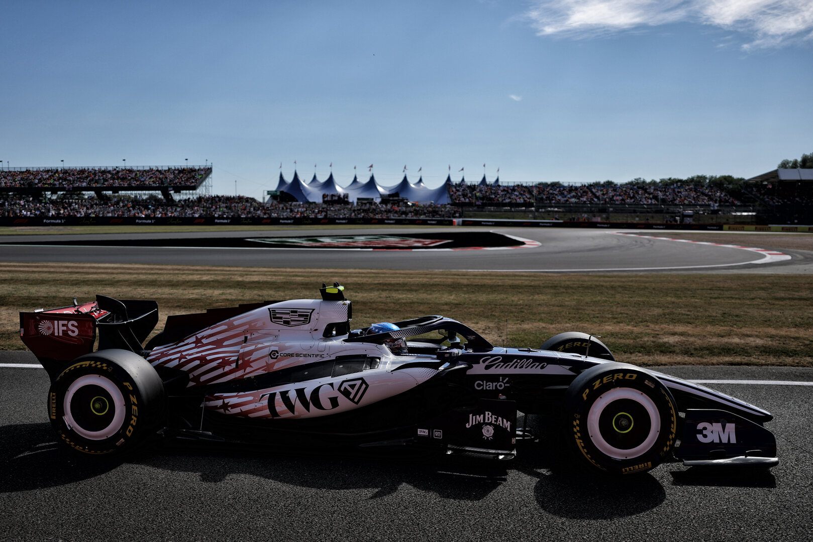 GP GRAN BRETAGNA, Valtteri Bottas (FIN) Cadillac Formula 1 Team MAC-26.
03.07.2026. Formula 1 World Championship, Rd 9, British Grand Prix, Silverstone, England, Sprint Qualifiche Day.
- www.xpbimages.com, EMail: requests@xpbimages.com © Copyright: Charniaux / XPB Images
