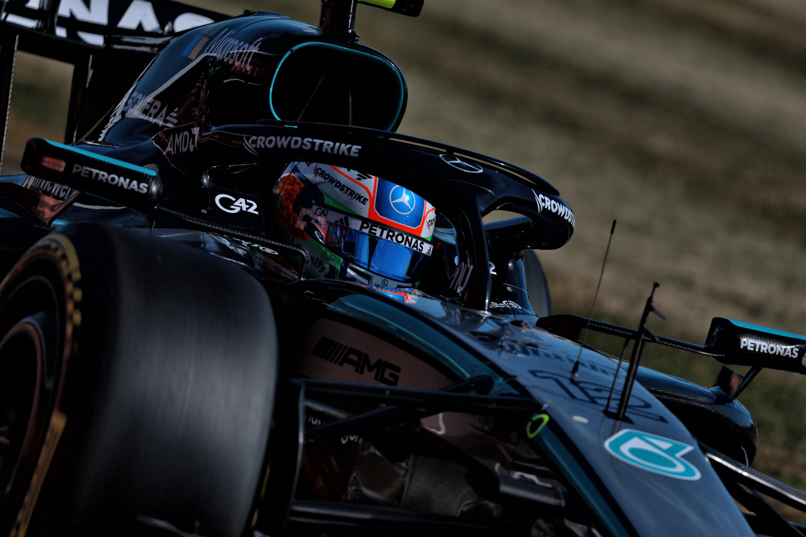 GP GRAN BRETAGNA, Andrea Kimi Antonelli (ITA) Mercedes AMG Formula One Team W17.
03.07.2026. Formula 1 World Championship, Rd 9, British Grand Prix, Silverstone, England, Sprint Qualifiche Day.
- www.xpbimages.com, EMail: requests@xpbimages.com © Copyright: Charniaux / XPB Images